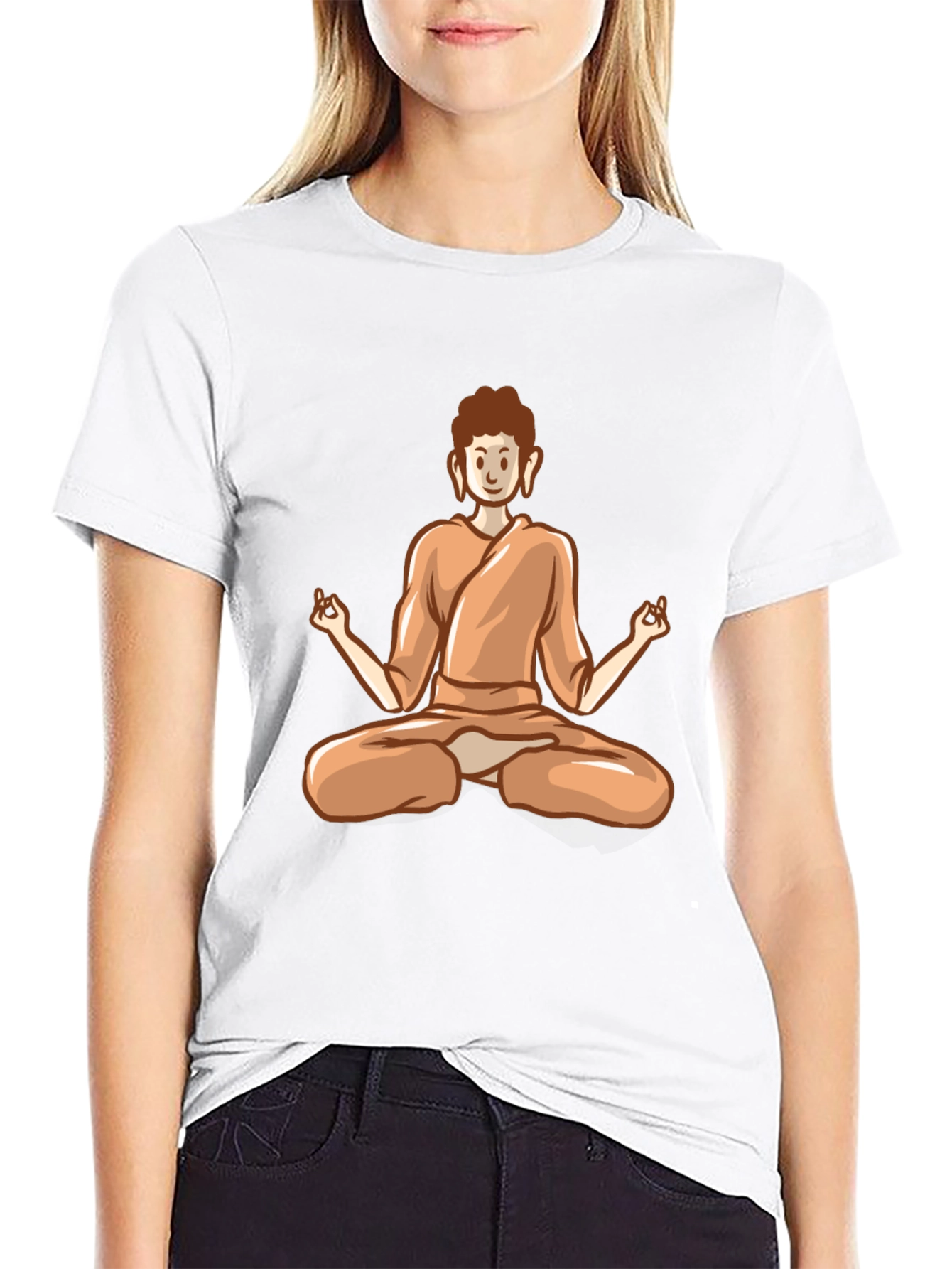 Buddha Meditation Graphic T-Shirt - Spiritual Zen Style