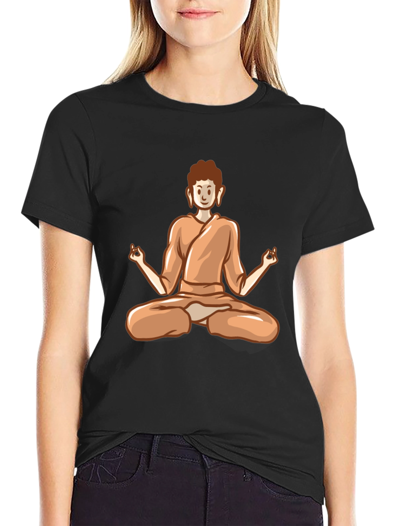 Buddha Meditation Graphic T-Shirt - Spiritual Zen Style