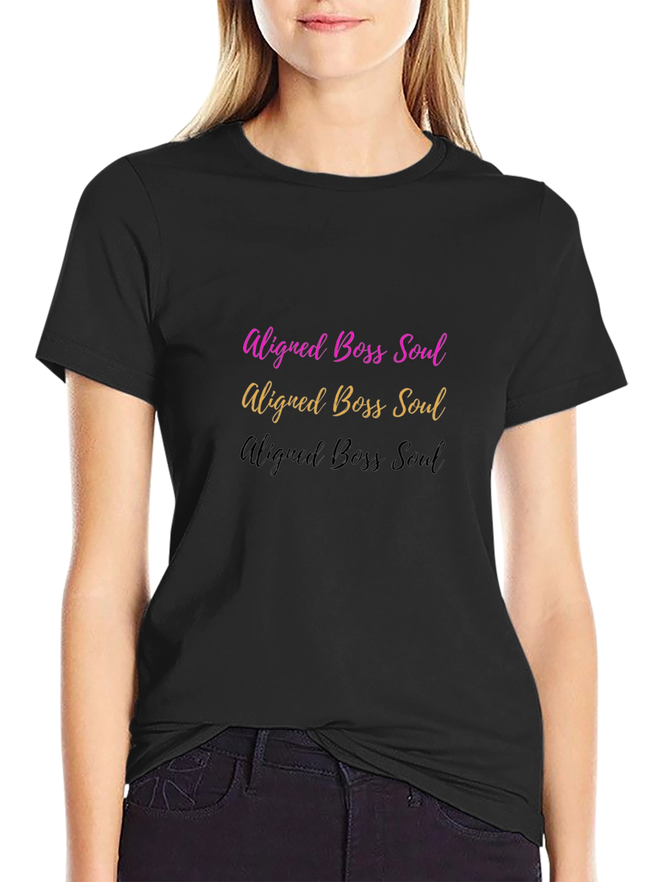 Aligned Boss Soul Graphic Tee - Stylish and Empowering!
