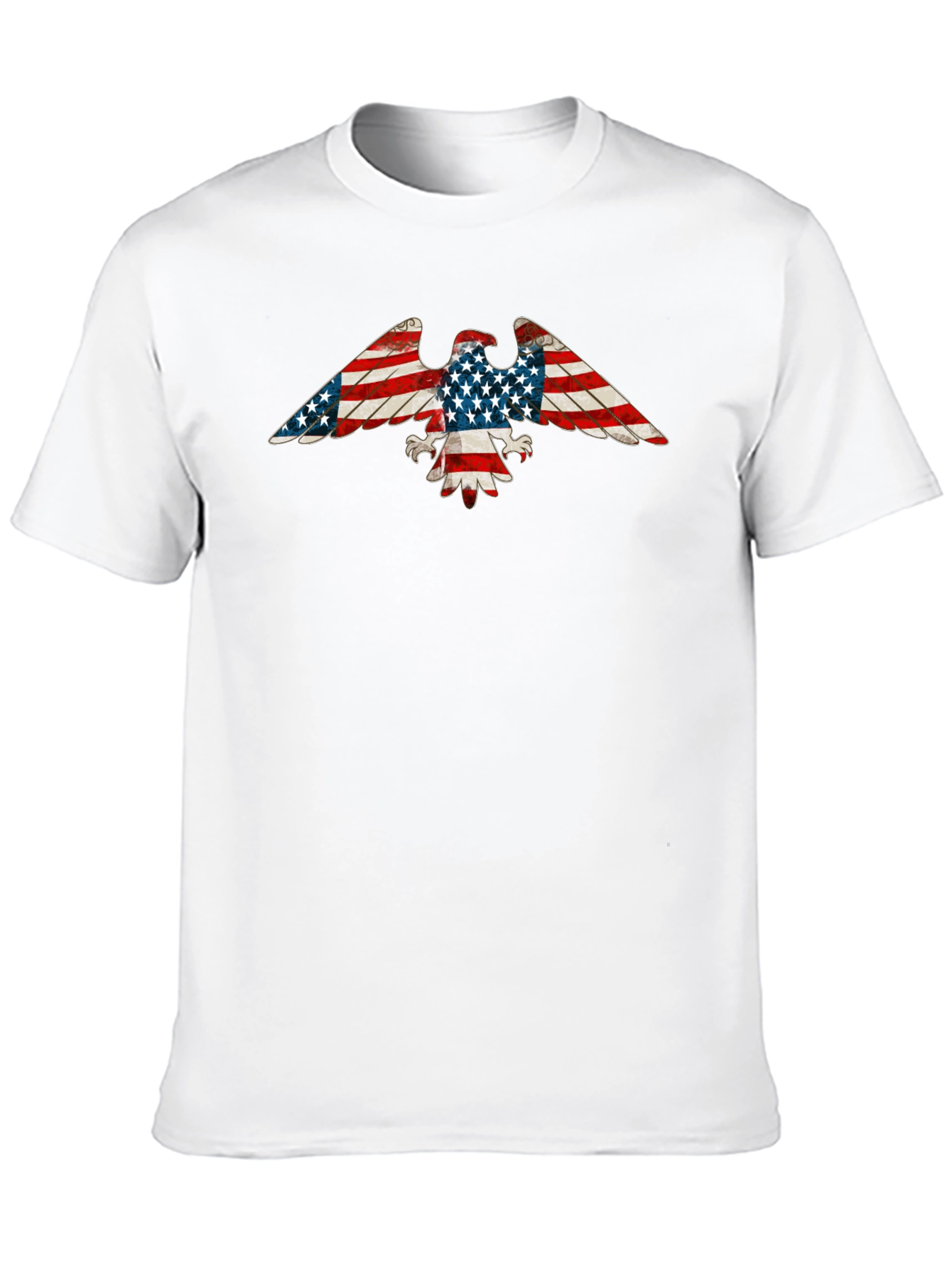 American Flag Eagle Graphic T-Shirt