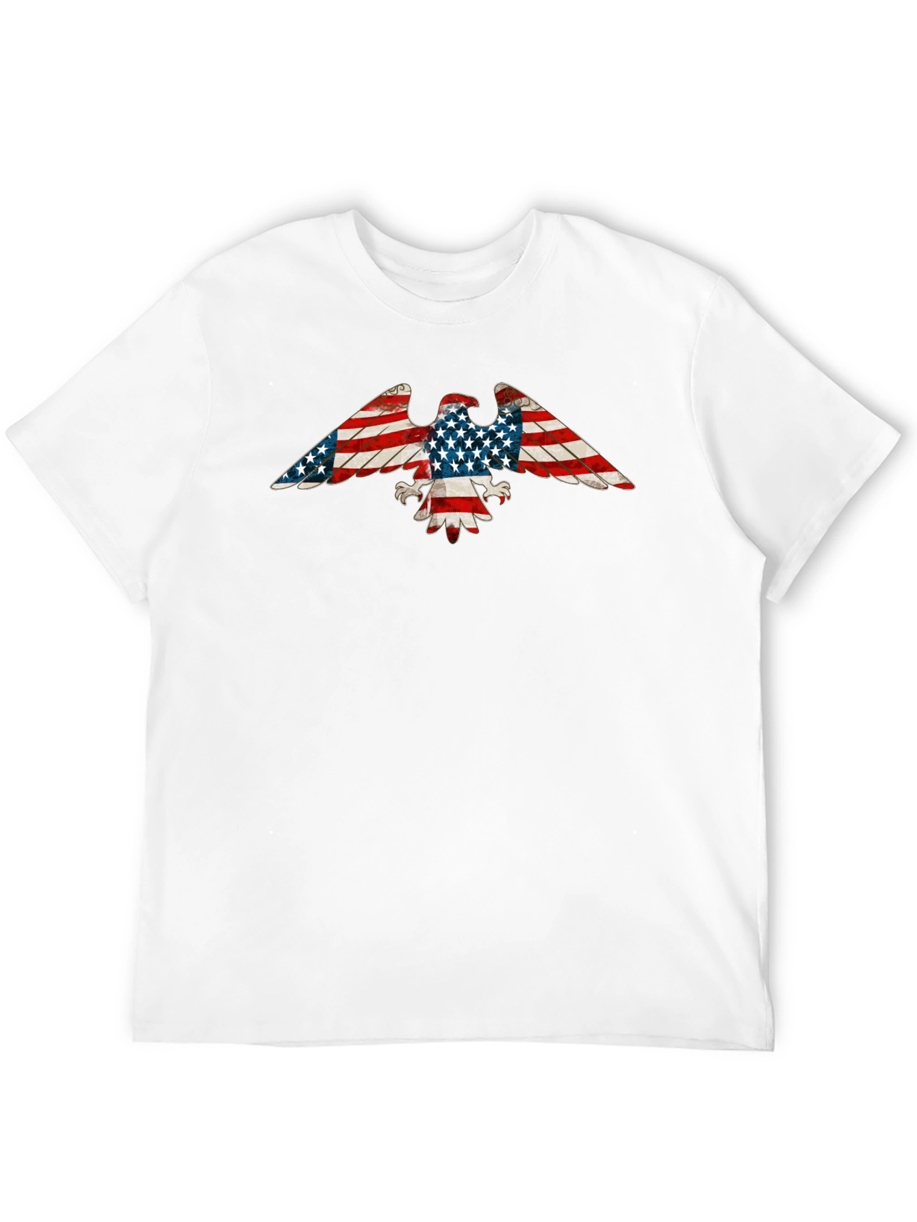 American Flag Eagle Graphic T-Shirt