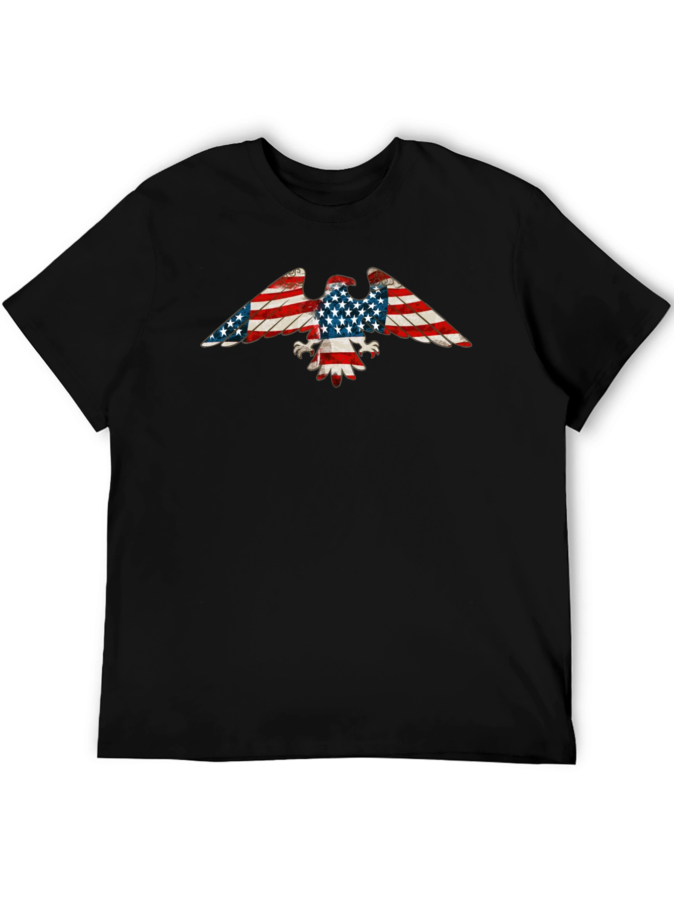 American Flag Eagle Graphic T-Shirt