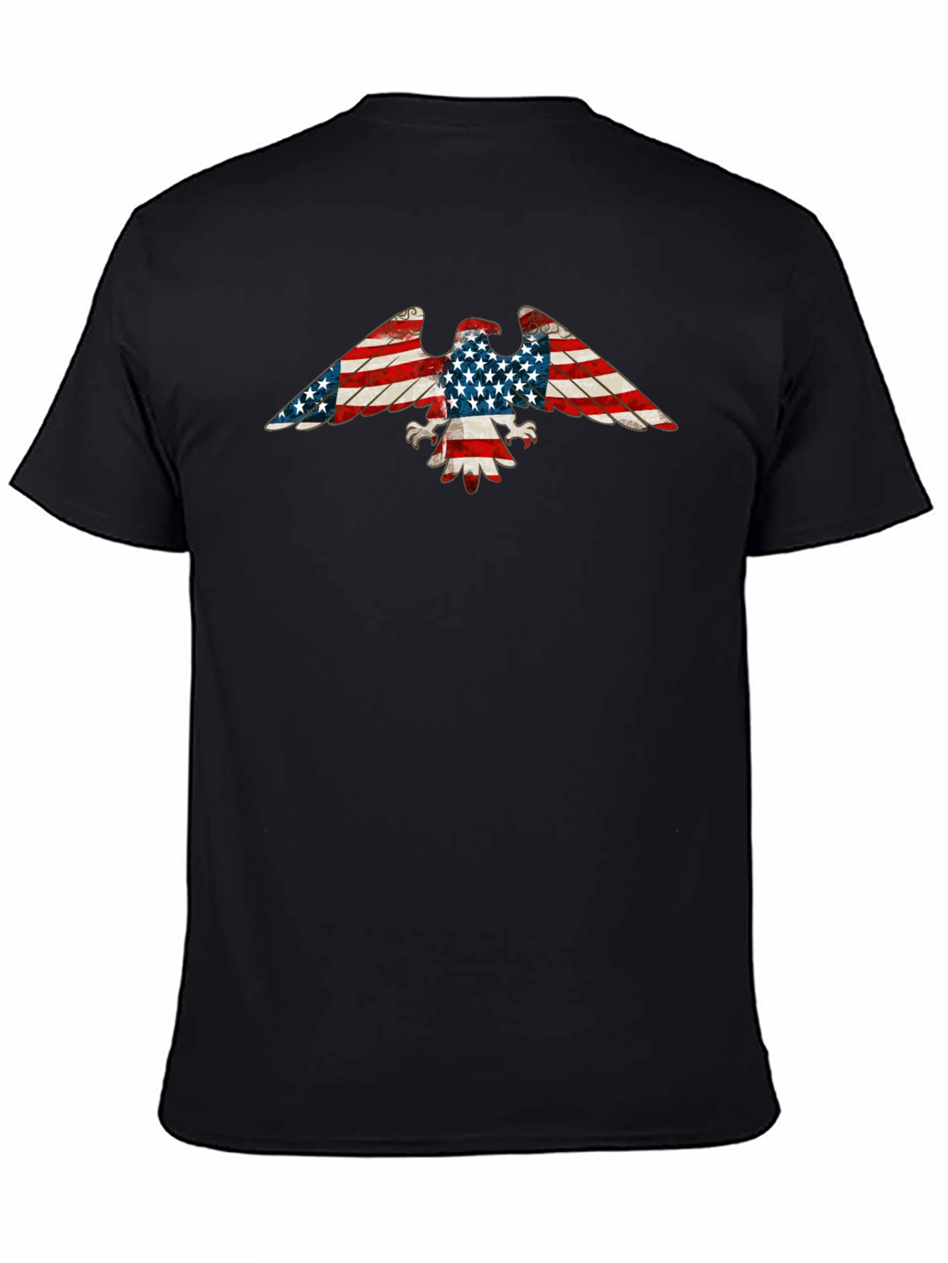 American Flag Eagle Graphic T-Shirt