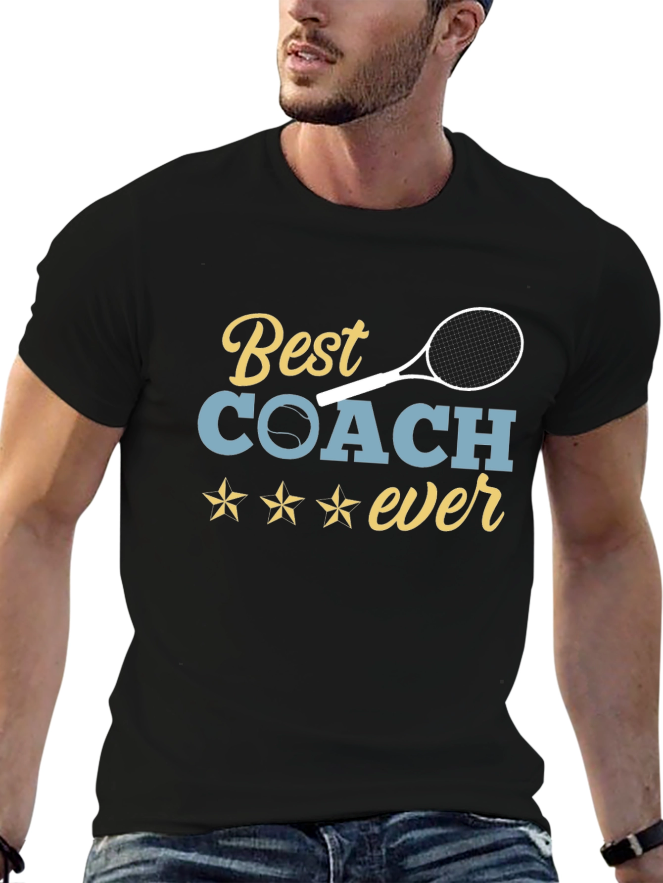 Best Coach Ever Tennis T-Shirt