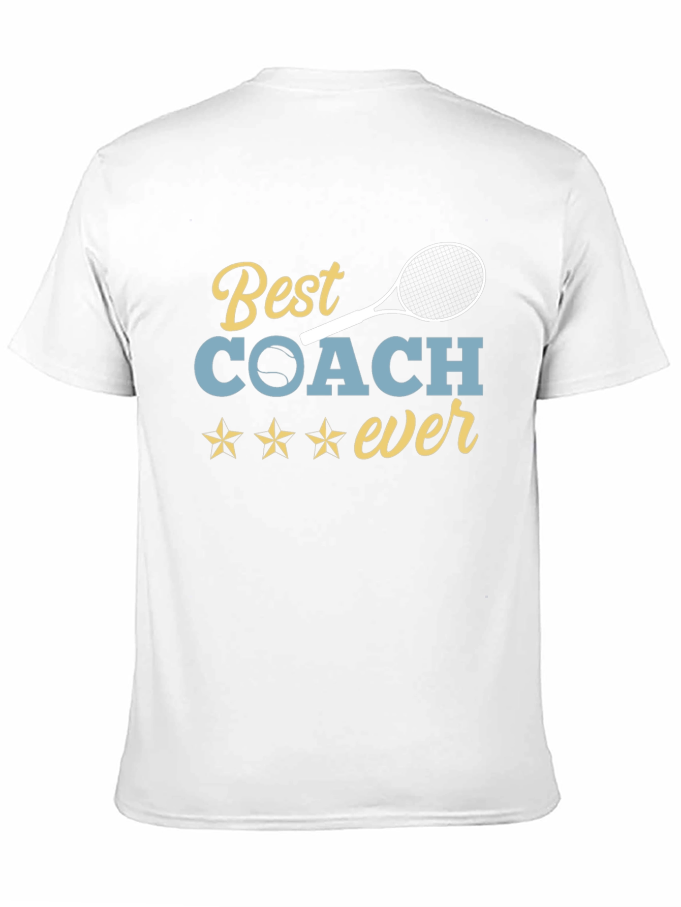 Best Coach Ever Tennis T-Shirt