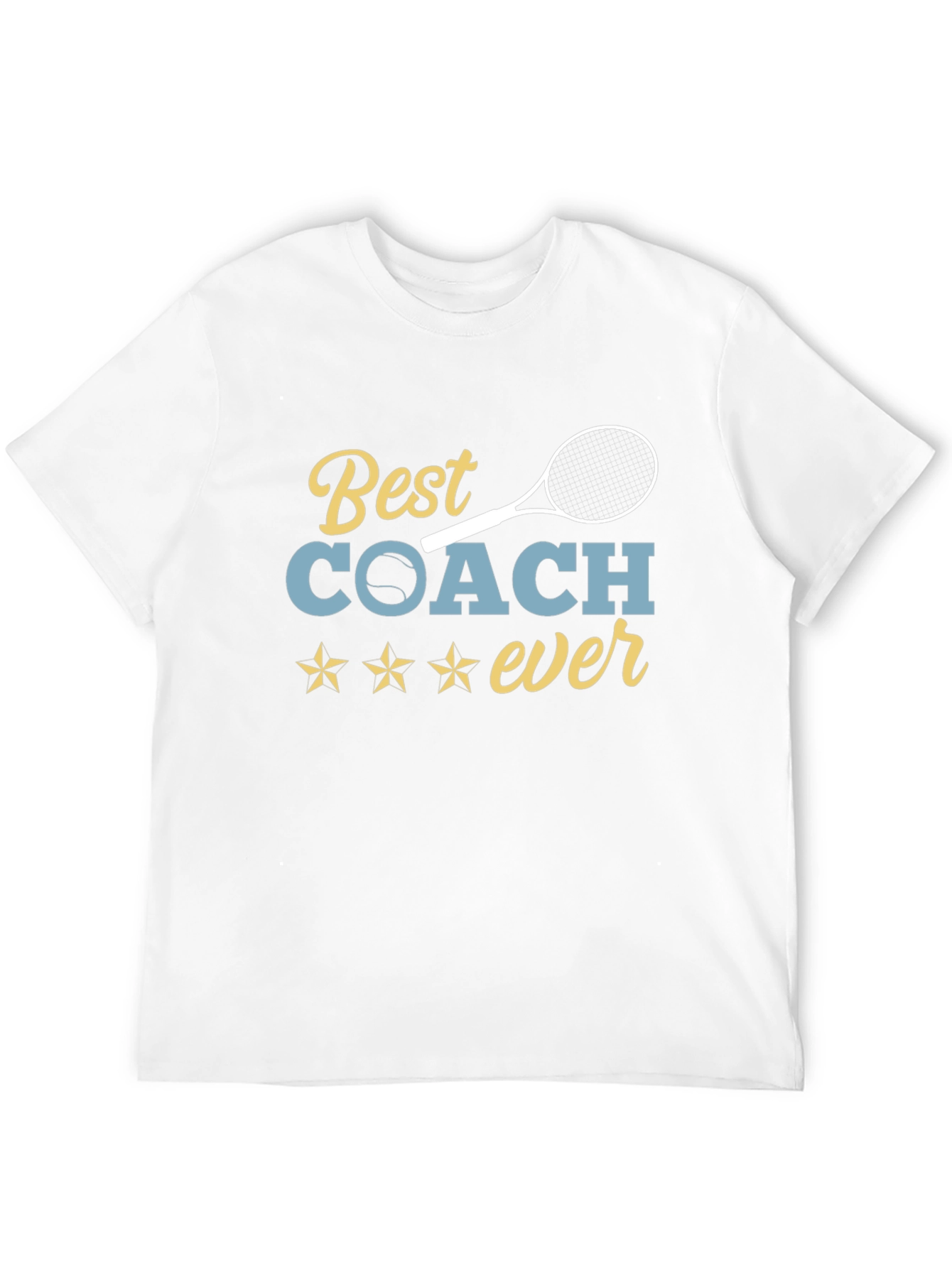 Best Coach Ever Tennis T-Shirt