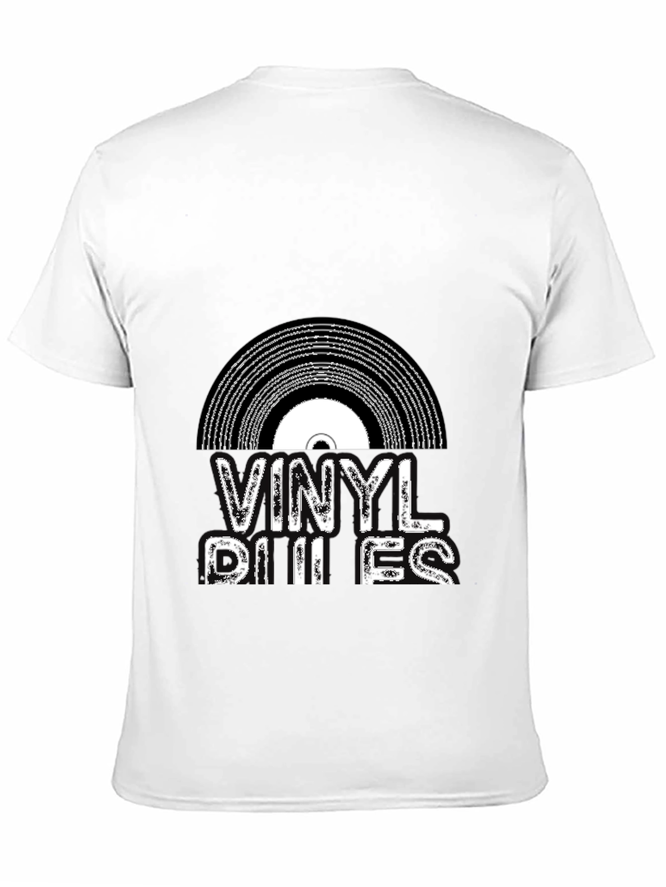 Vinyl Rules Black Graphic Tee