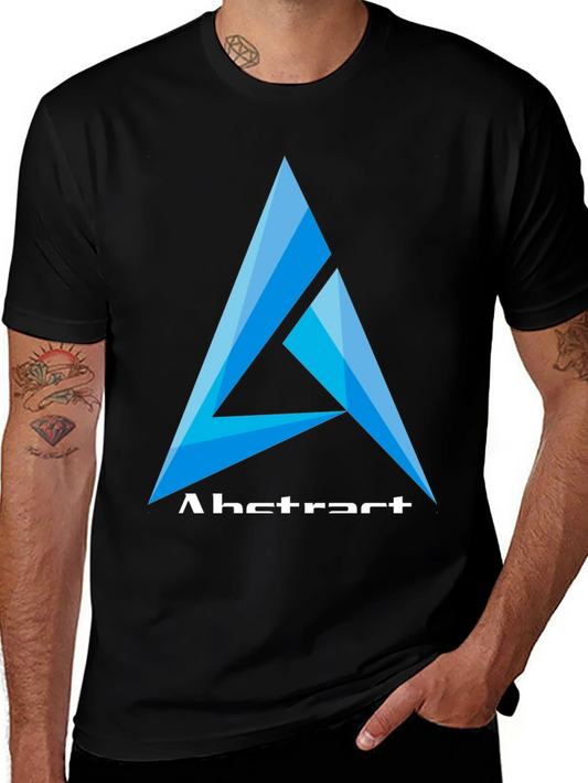 Abstract Logo Black T-Shirt