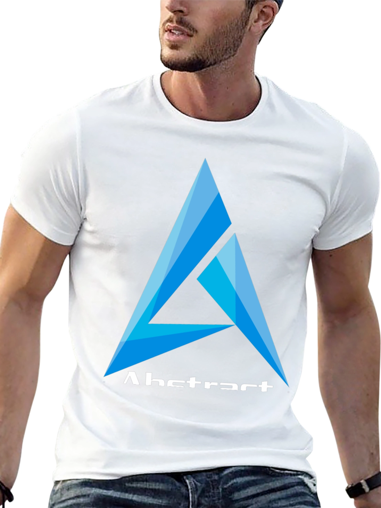 Abstract Logo Black T-Shirt