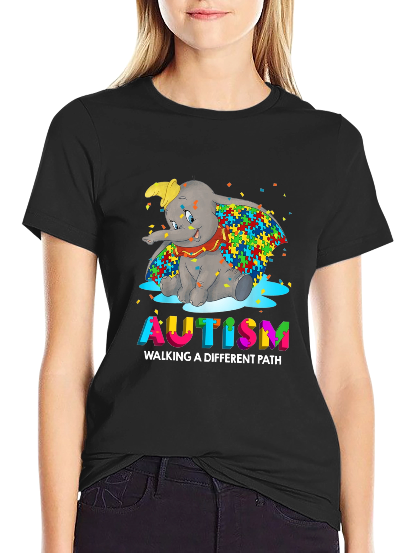 Autism Awareness Dumbo T-Shirt