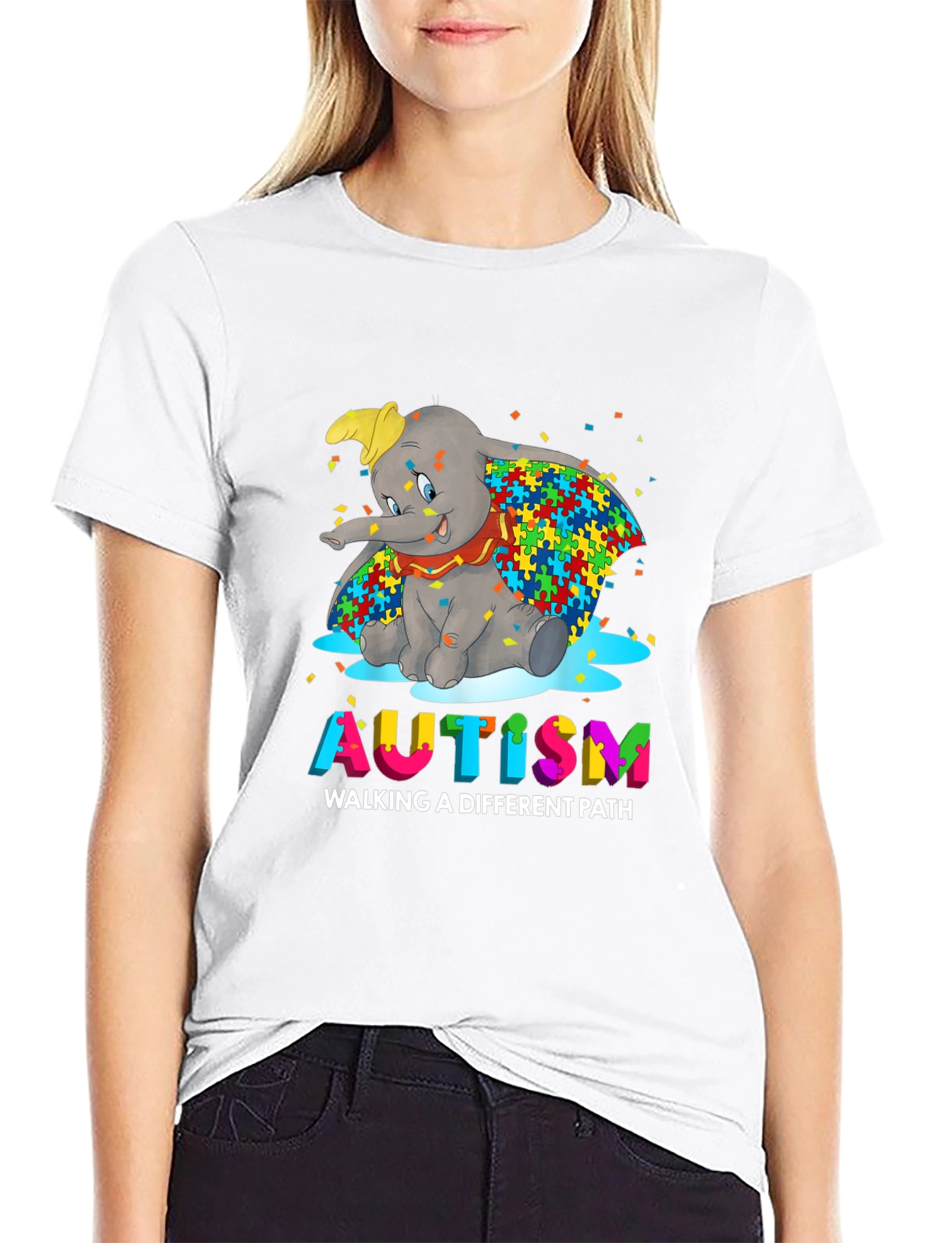 Autism Awareness Dumbo T-Shirt