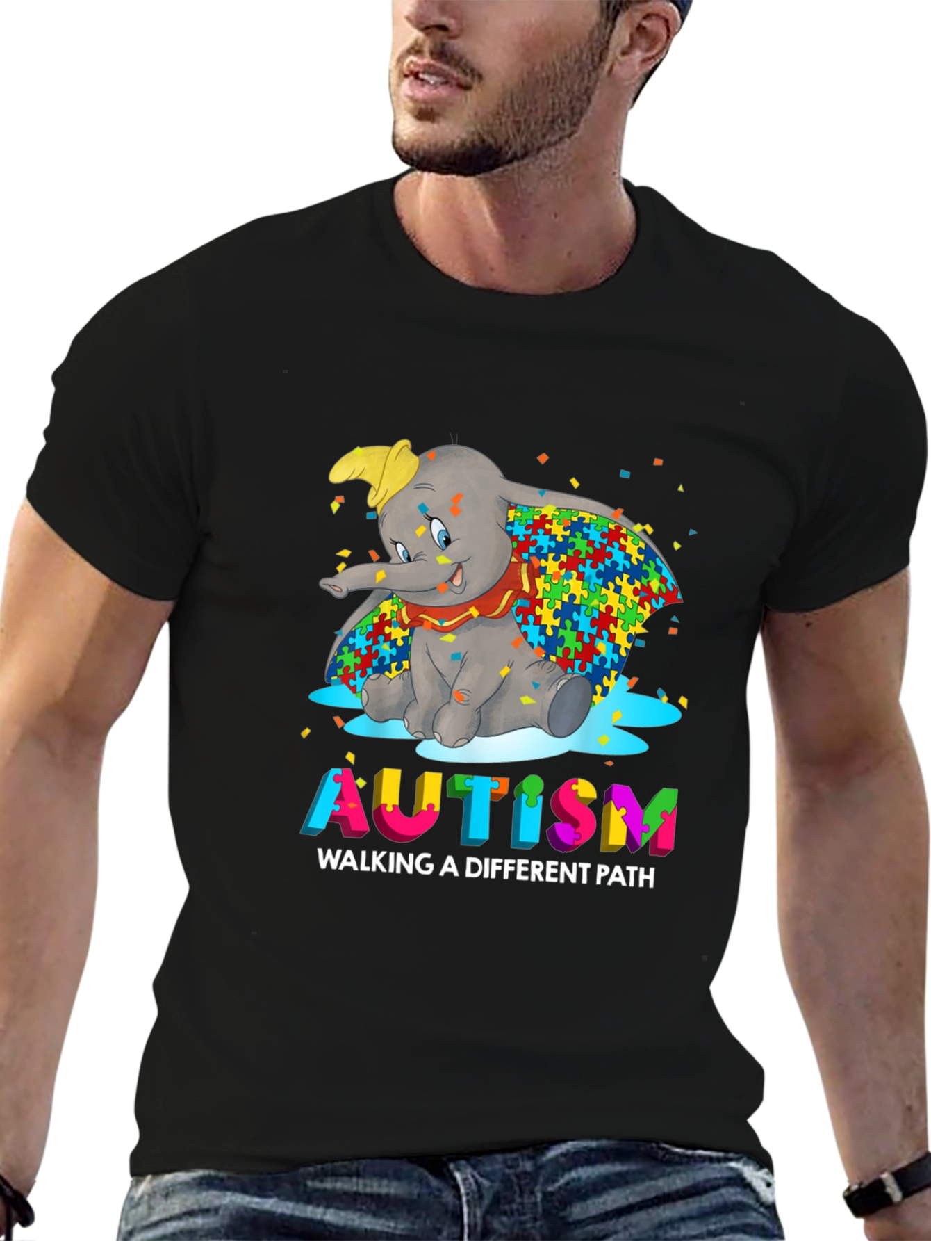 Autism Awareness Dumbo T-Shirt