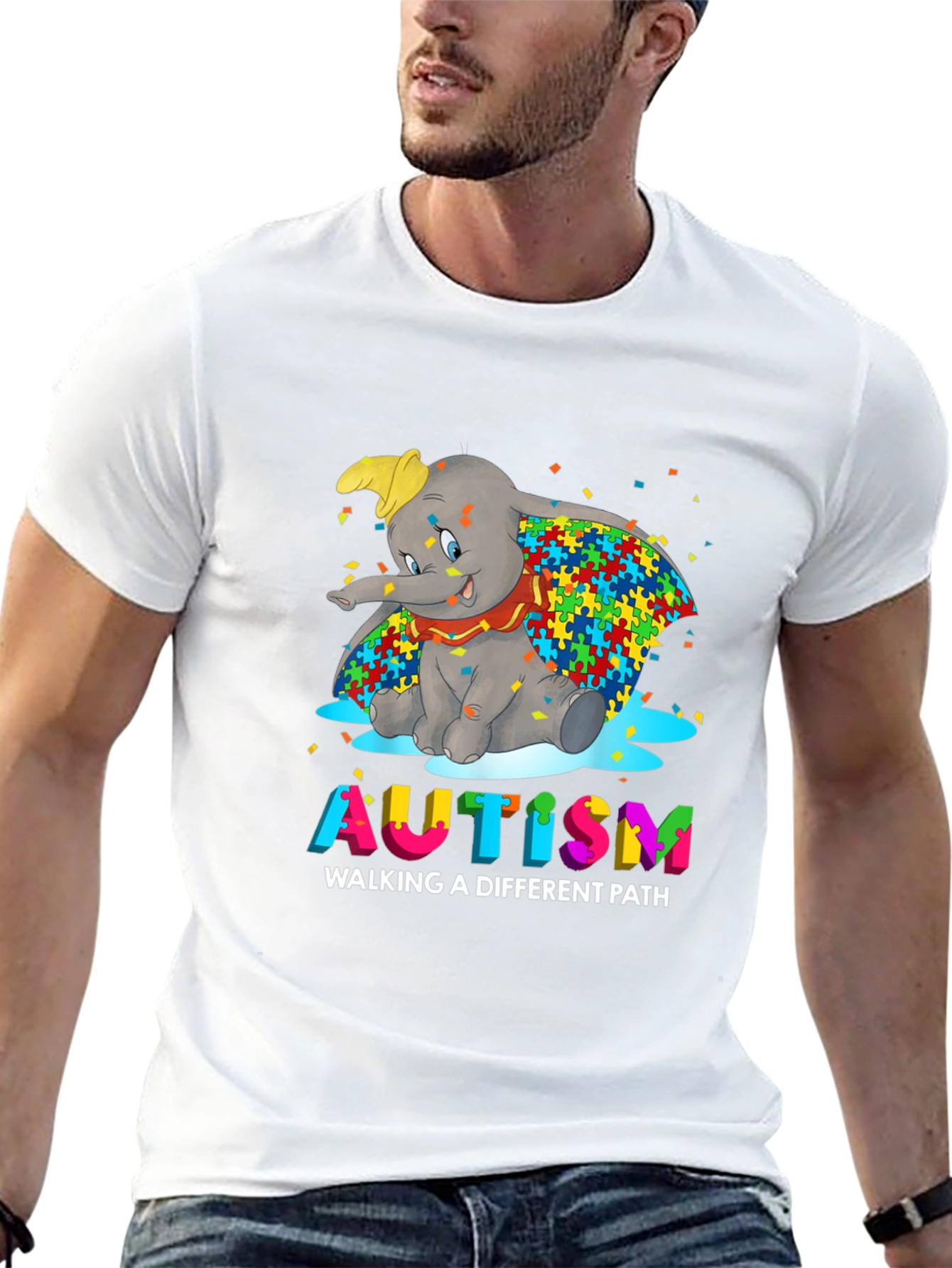 Autism Awareness Dumbo T-Shirt