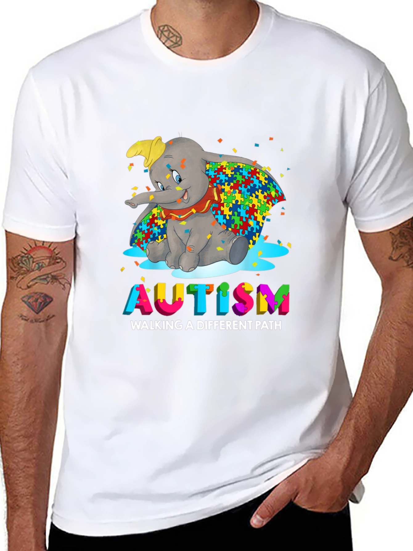 Autism Awareness Dumbo T-Shirt