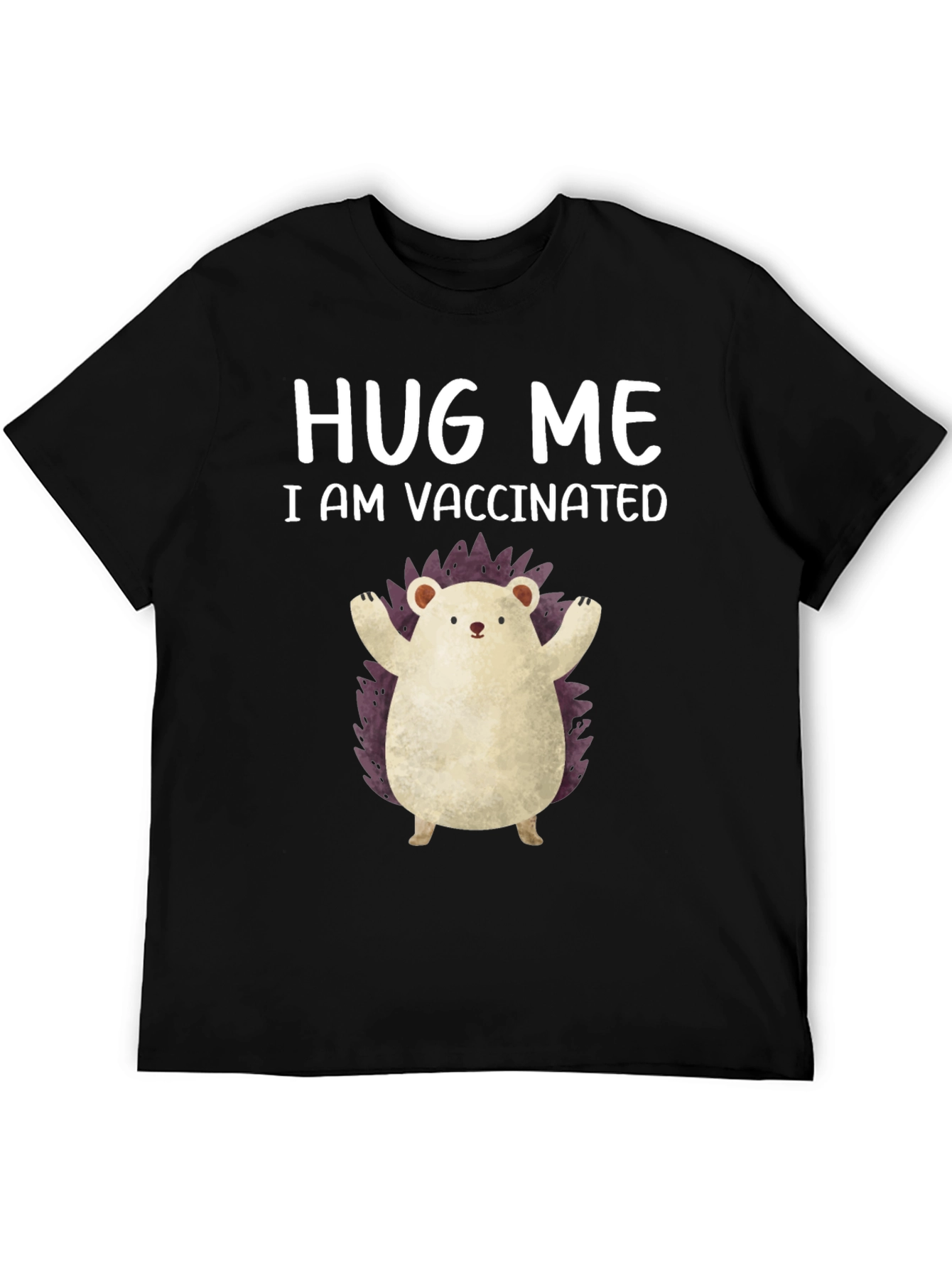 Vaccinated Hedgehog Graphic Tee