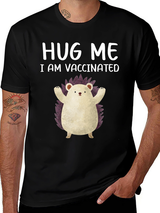 Vaccinated Hedgehog Graphic Tee