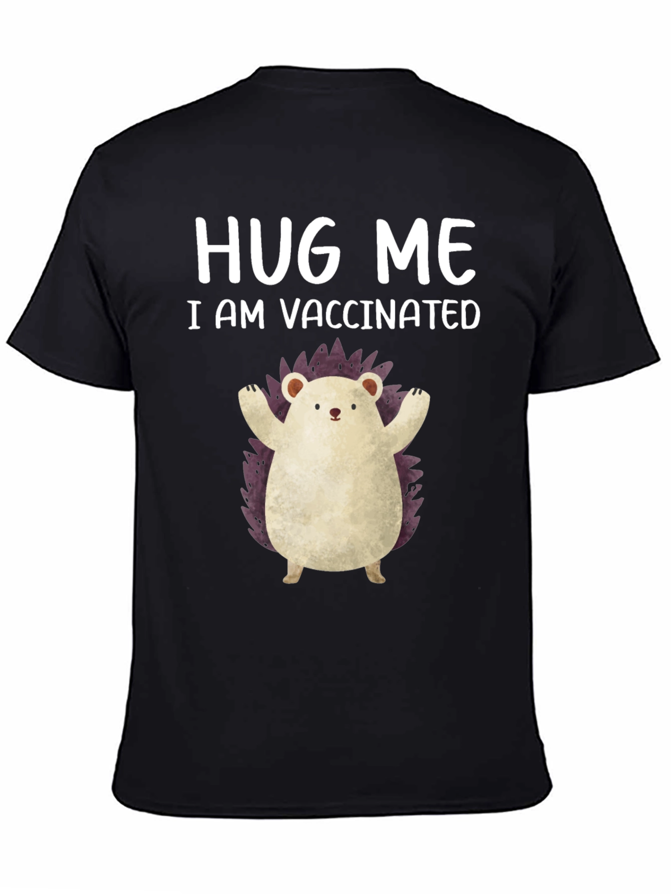 Vaccinated Hedgehog Graphic Tee