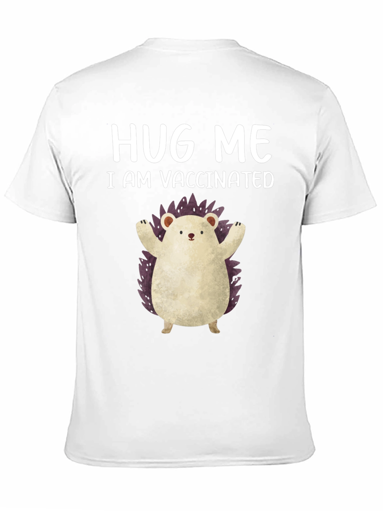 Vaccinated Hedgehog Graphic Tee