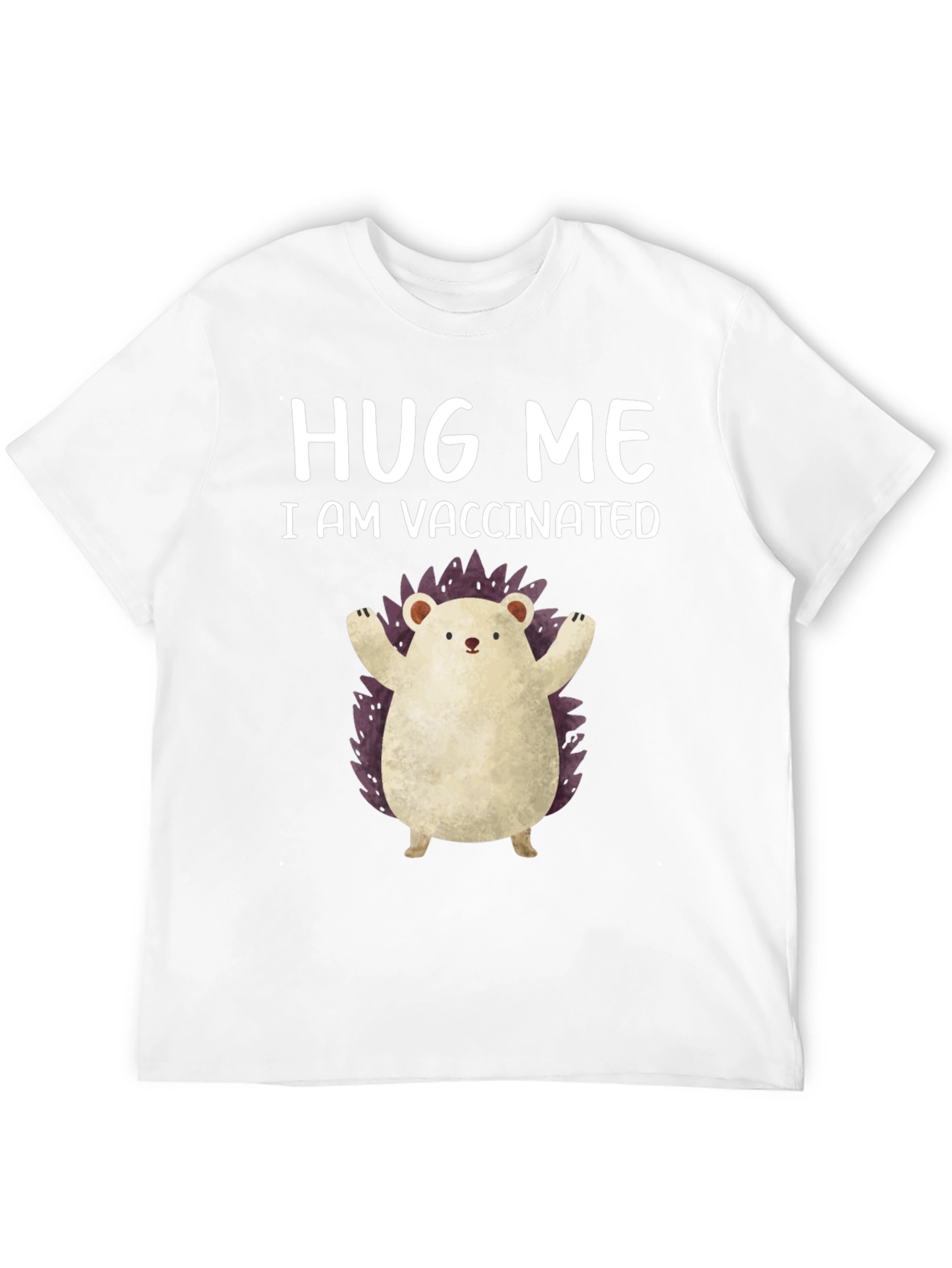 Vaccinated Hedgehog Graphic Tee