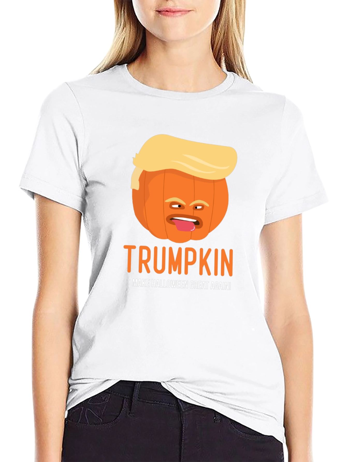 Trumpkin Halloween T-Shirt - Make Halloween Great Again!