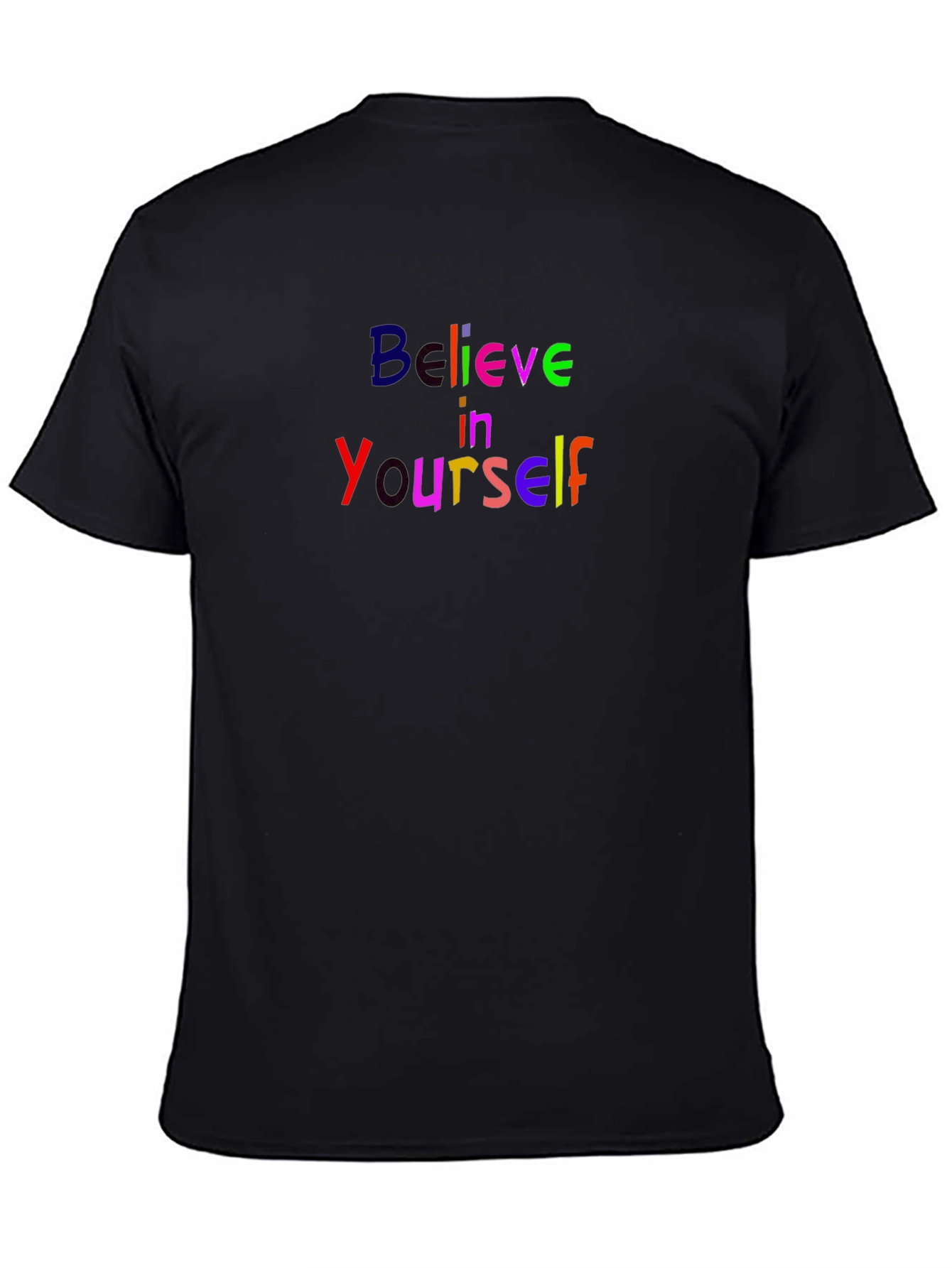 Believe In Yourself Black Tee