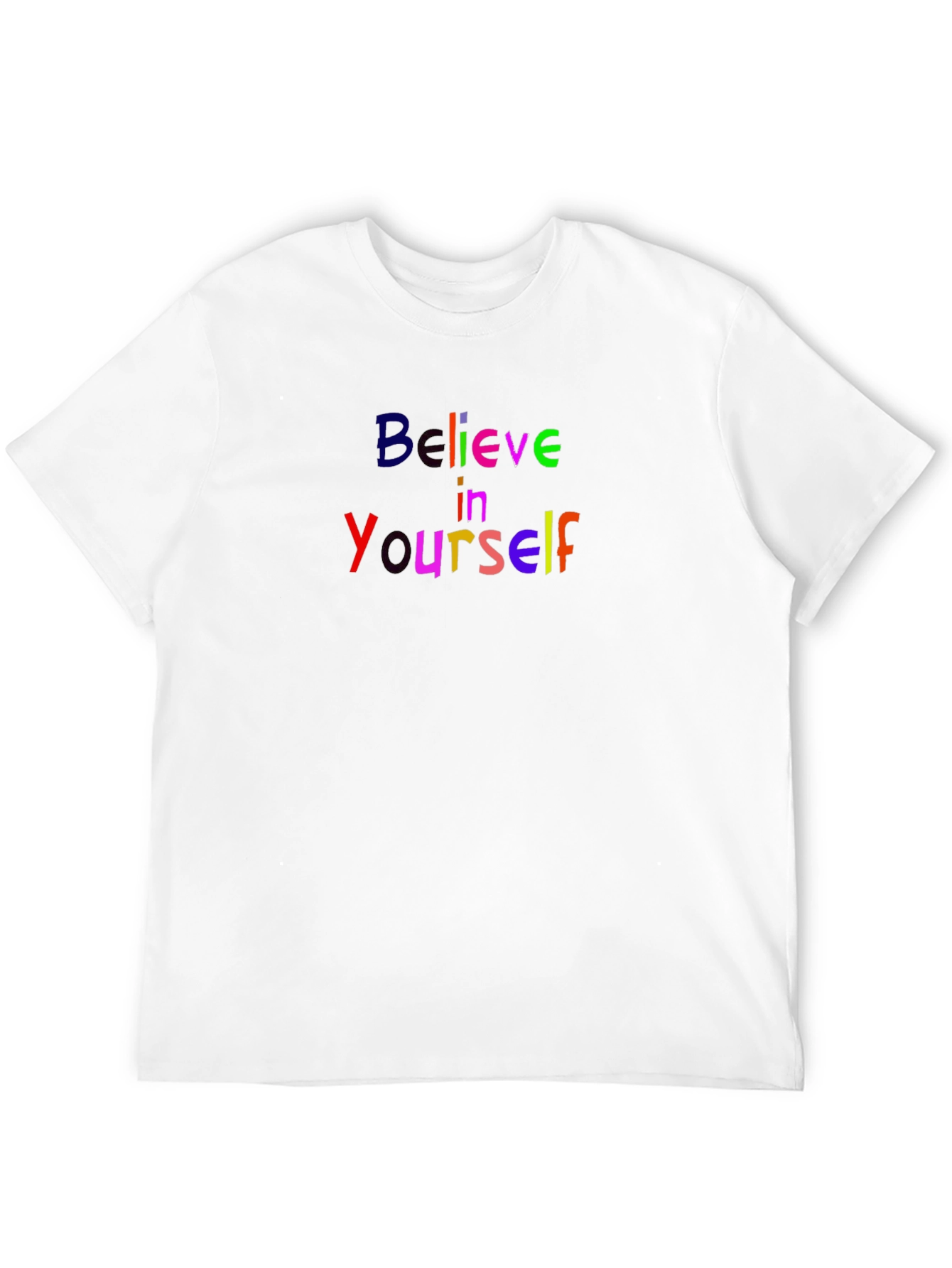 Believe In Yourself Black Tee