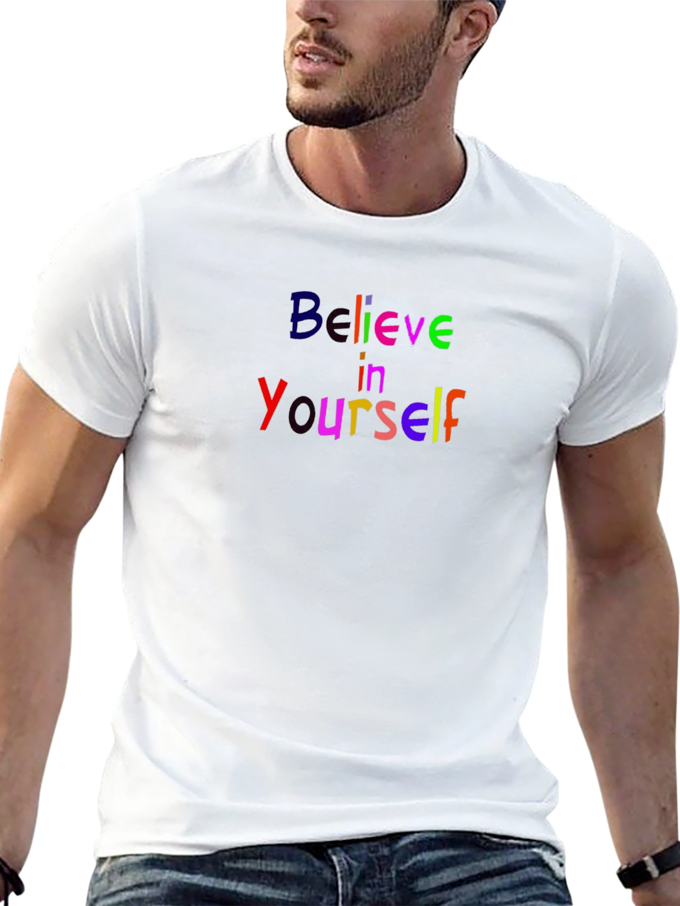 Believe In Yourself Black Tee