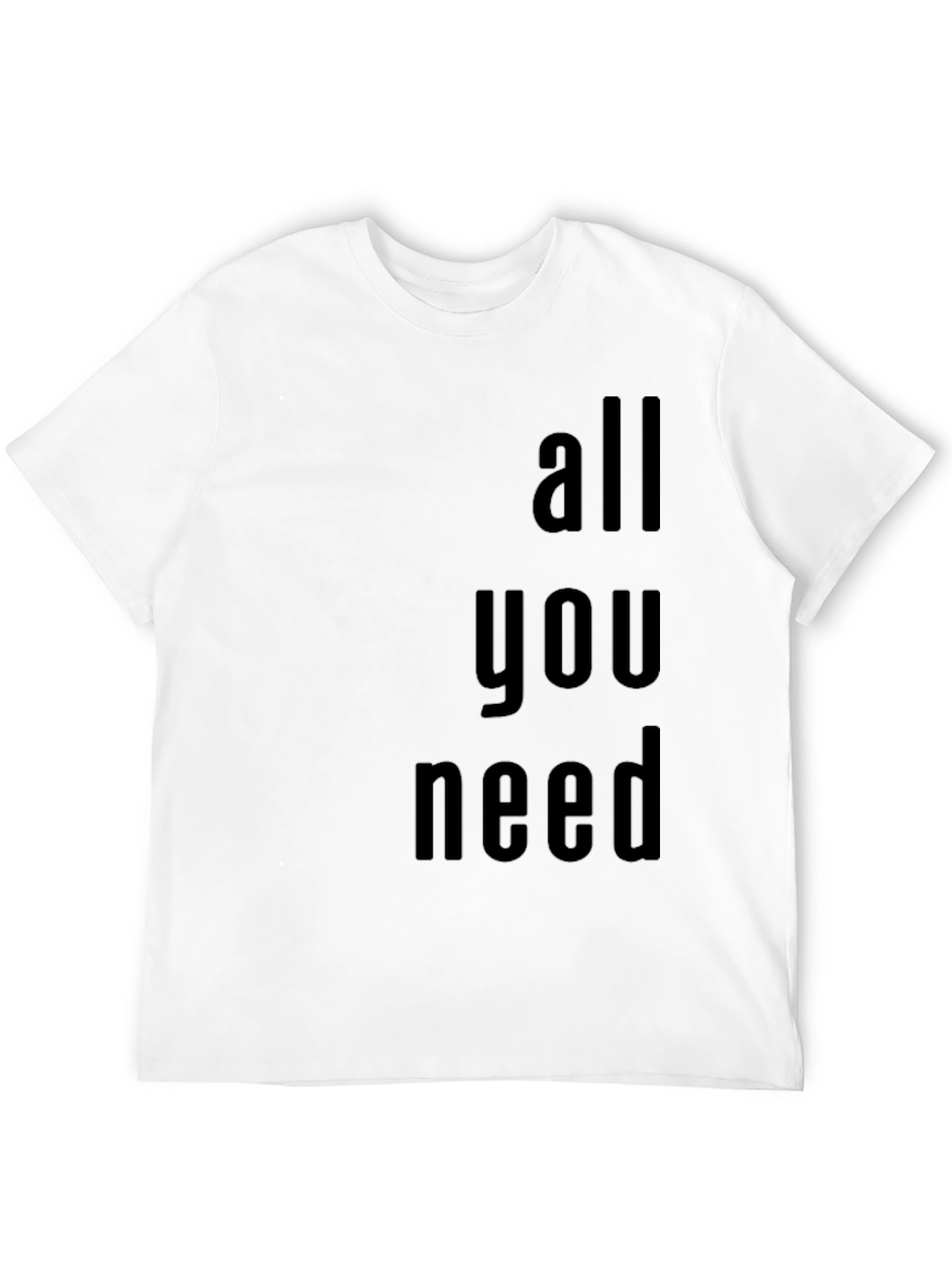 All You Need Graphic Tee - Black