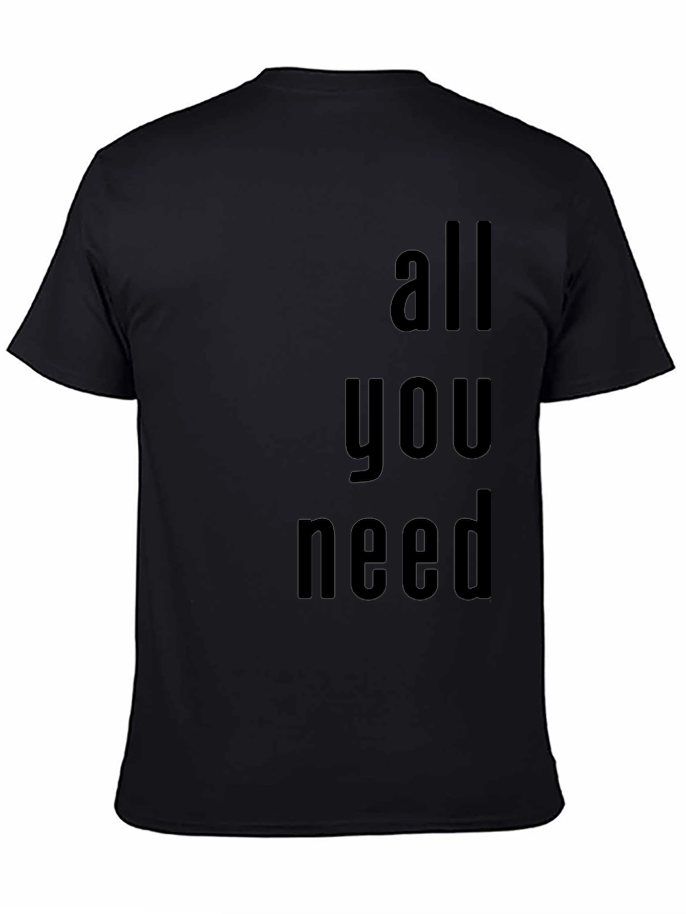All You Need Graphic Tee - Black