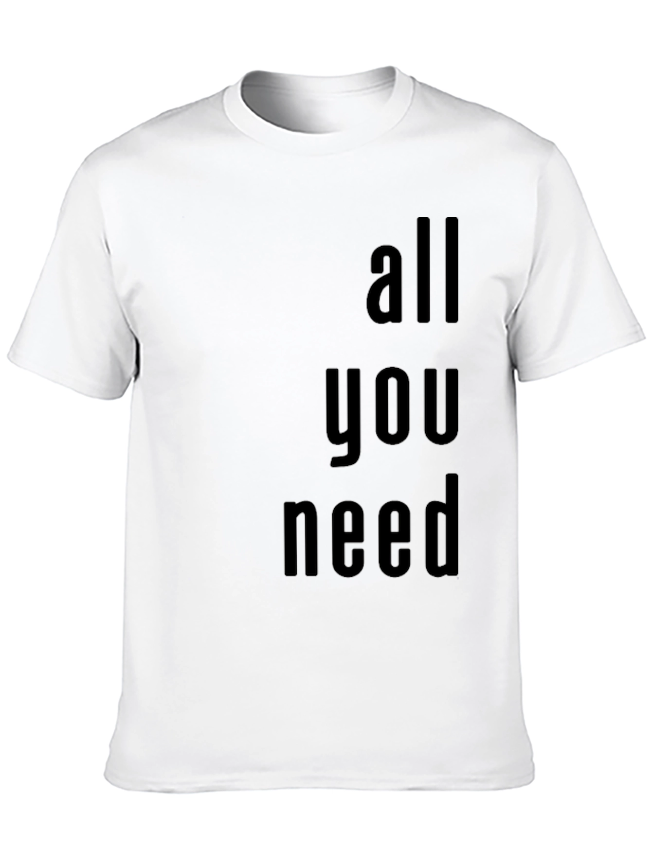 All You Need Graphic Tee - Black