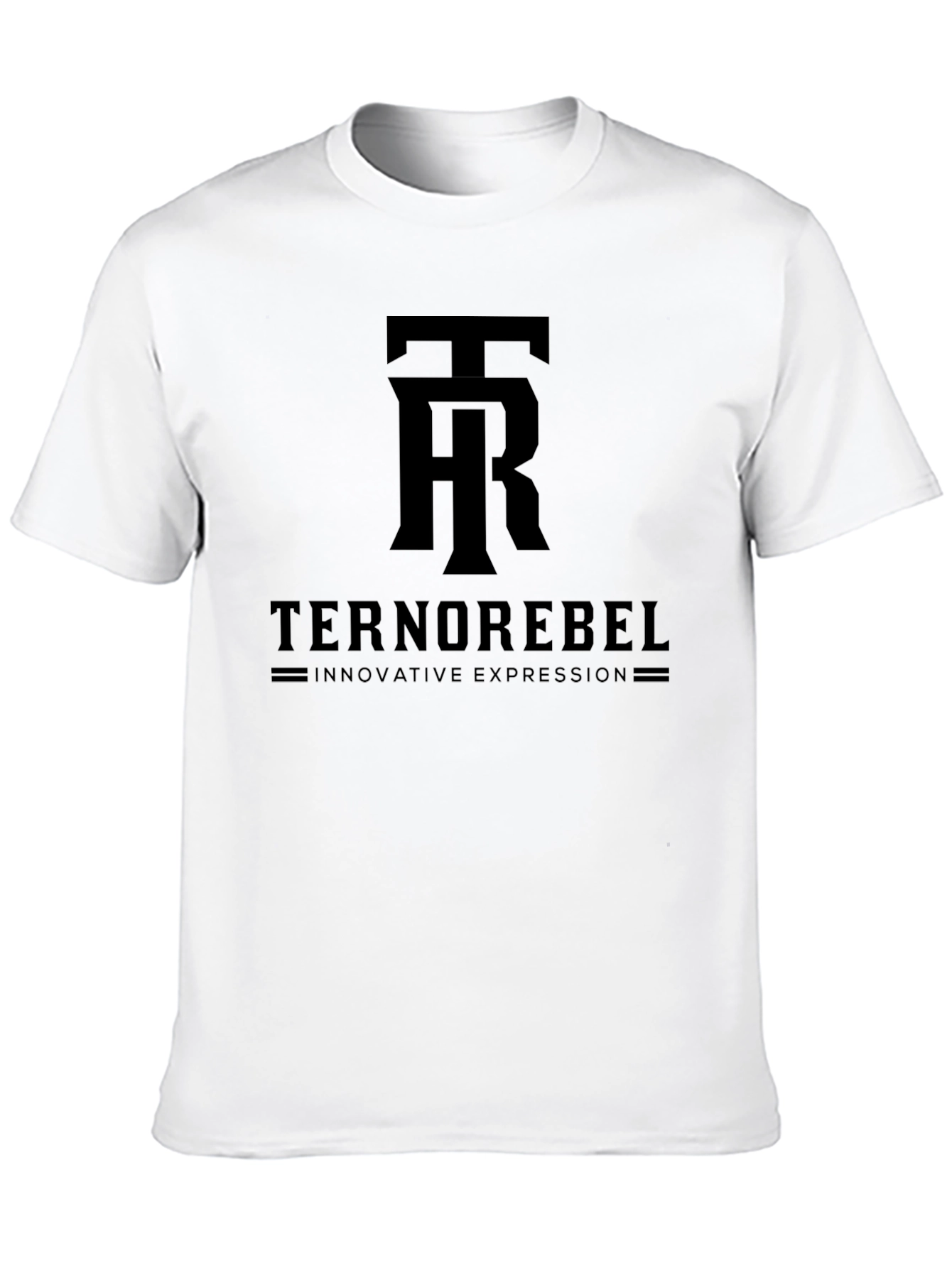 Terno Rebel Black Graphic Tee - Innovative Expression