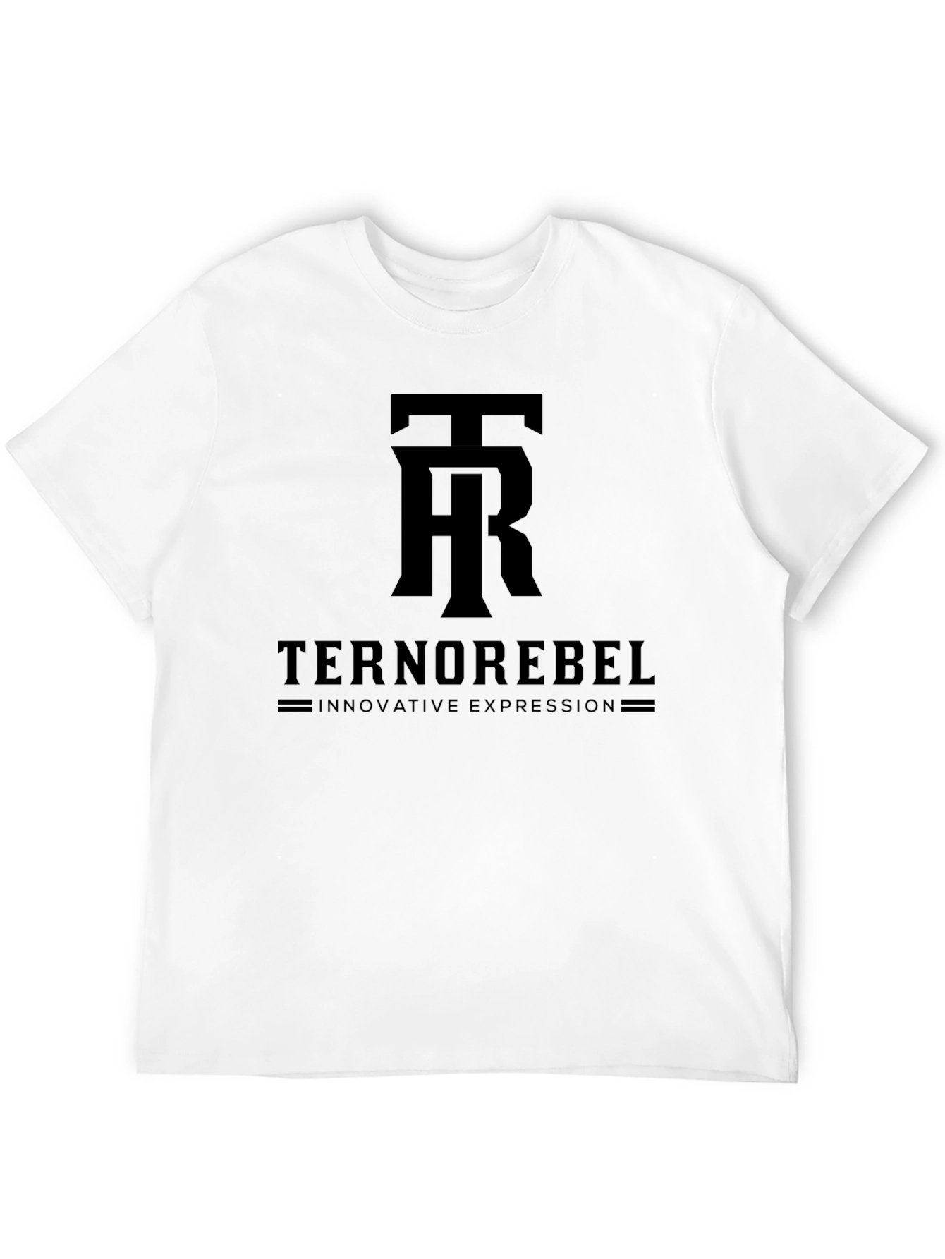 Terno Rebel Black Graphic Tee - Innovative Expression