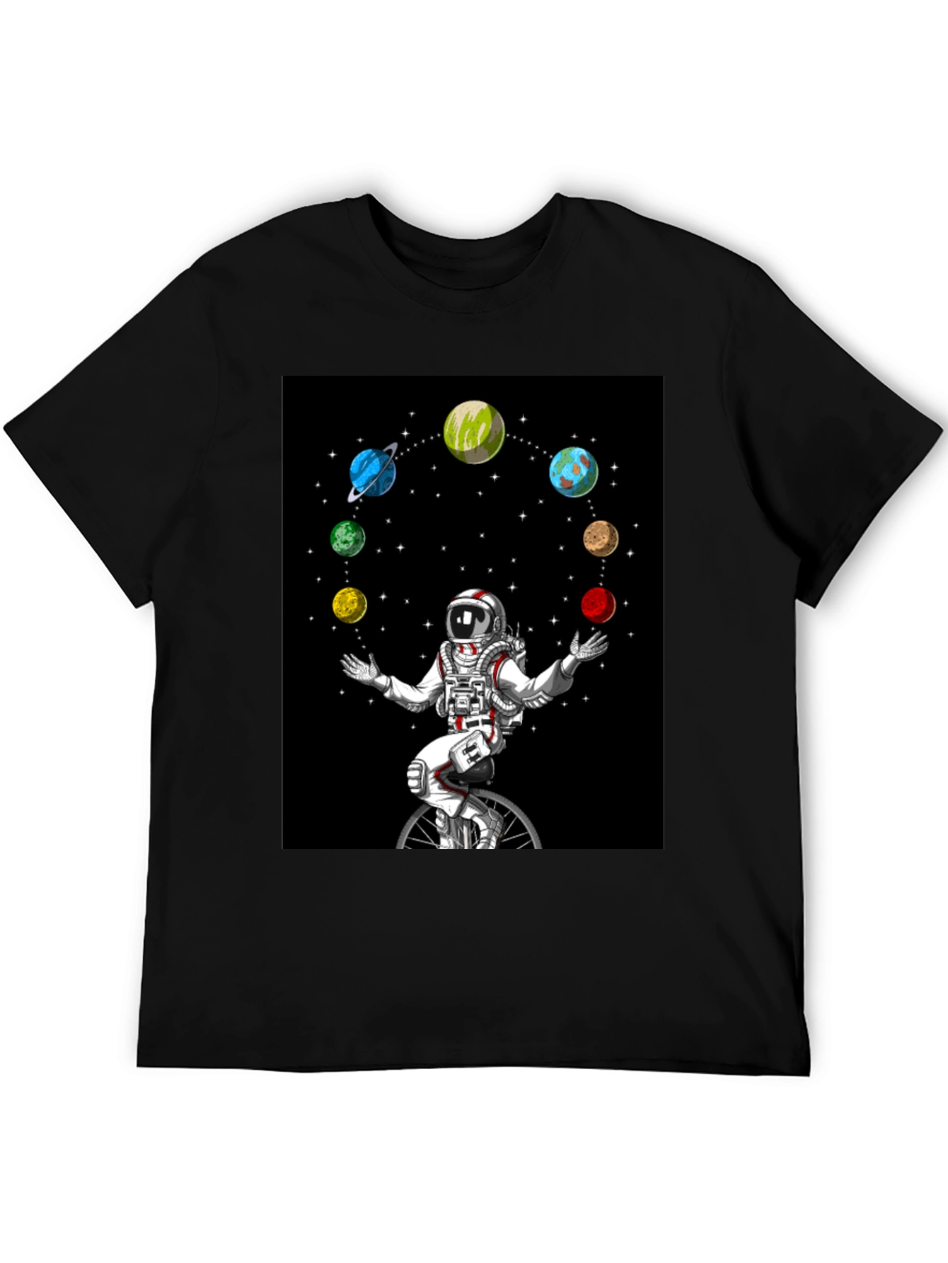 Astronaut Juggling Planets T-Shirt