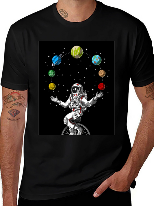 Astronaut Juggling Planets T-Shirt