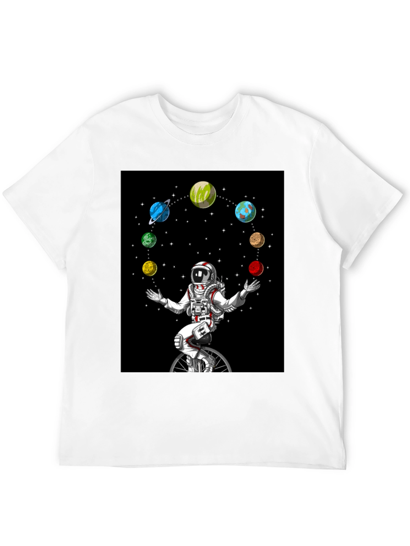Astronaut Juggling Planets T-Shirt