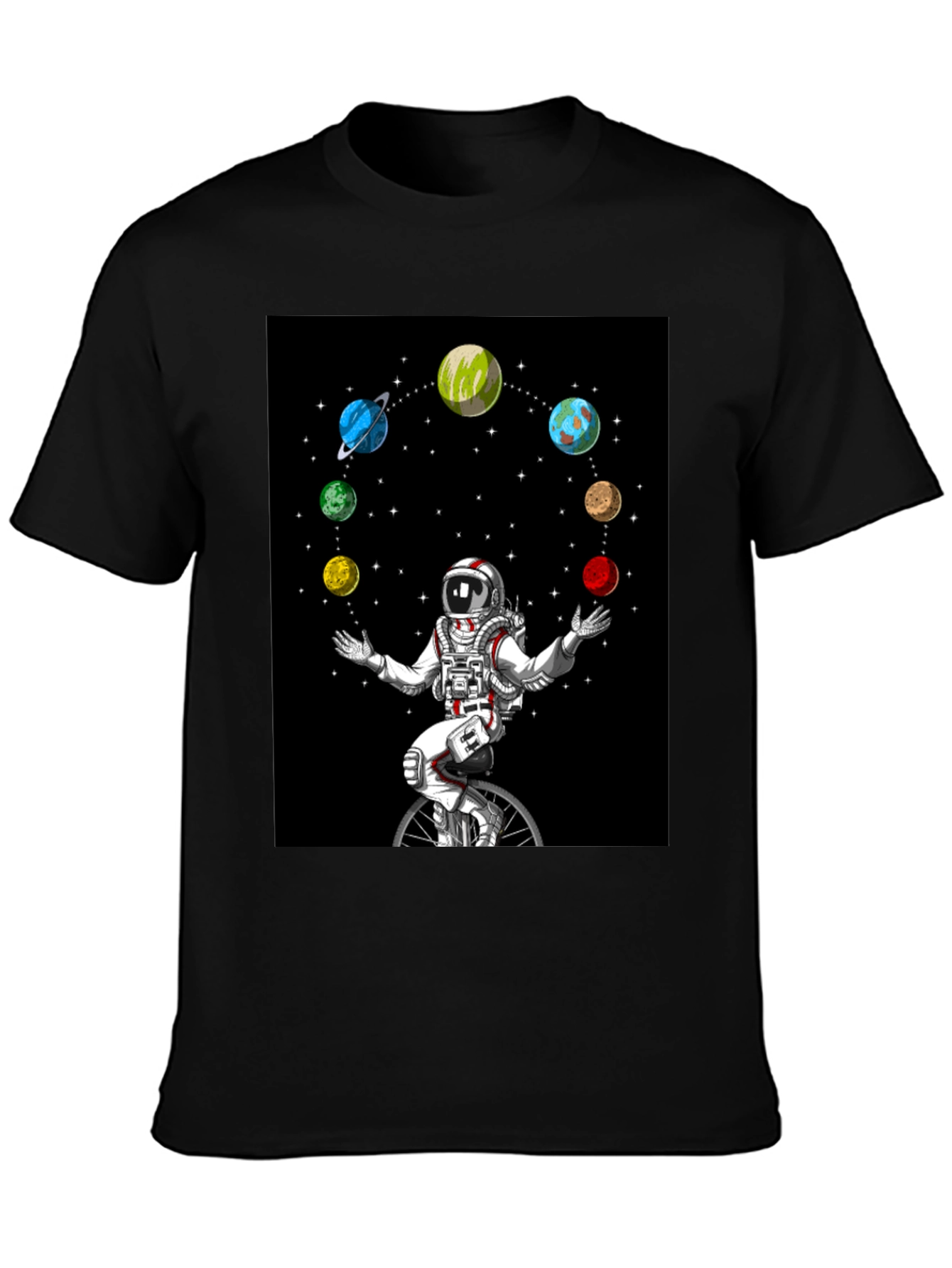 Astronaut Juggling Planets T-Shirt