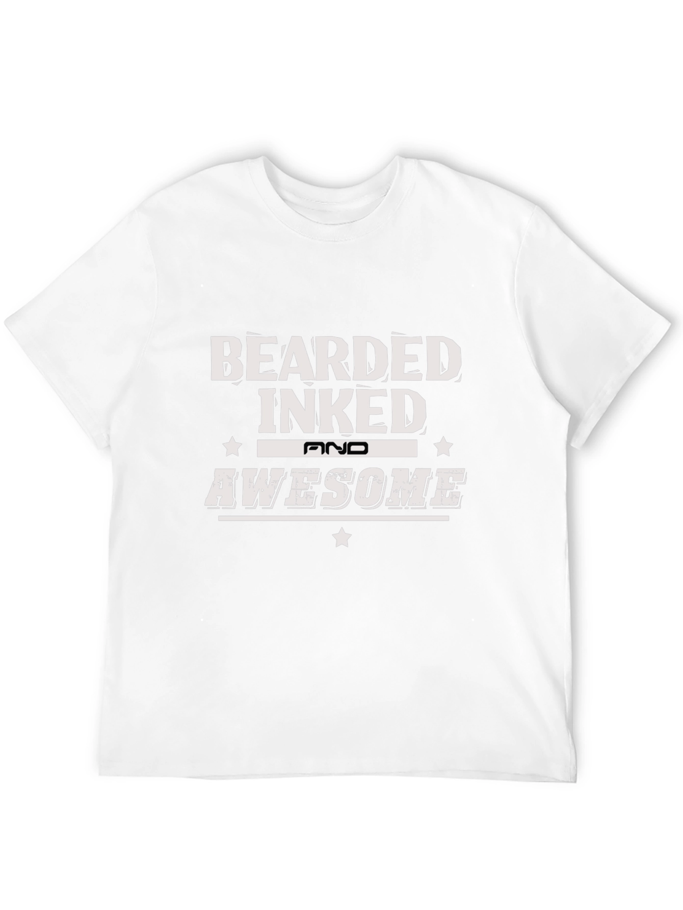 Bearded Inked Awesome Graphic T-Shirt