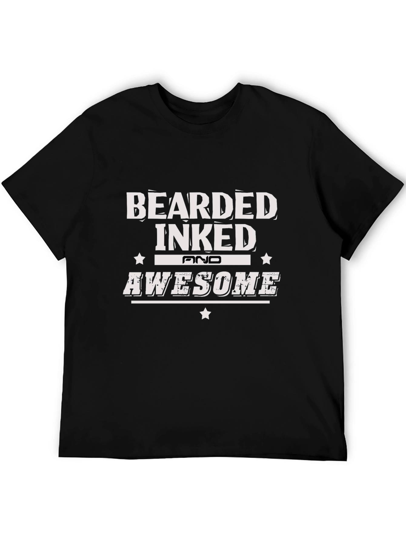 Bearded Inked Awesome Graphic T-Shirt