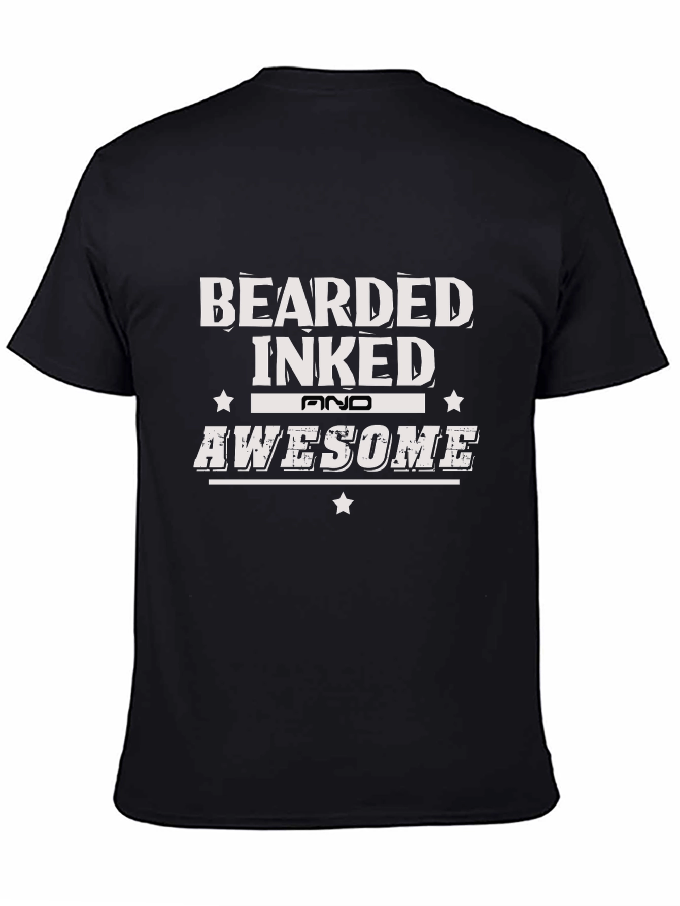 Bearded Inked Awesome Graphic T-Shirt