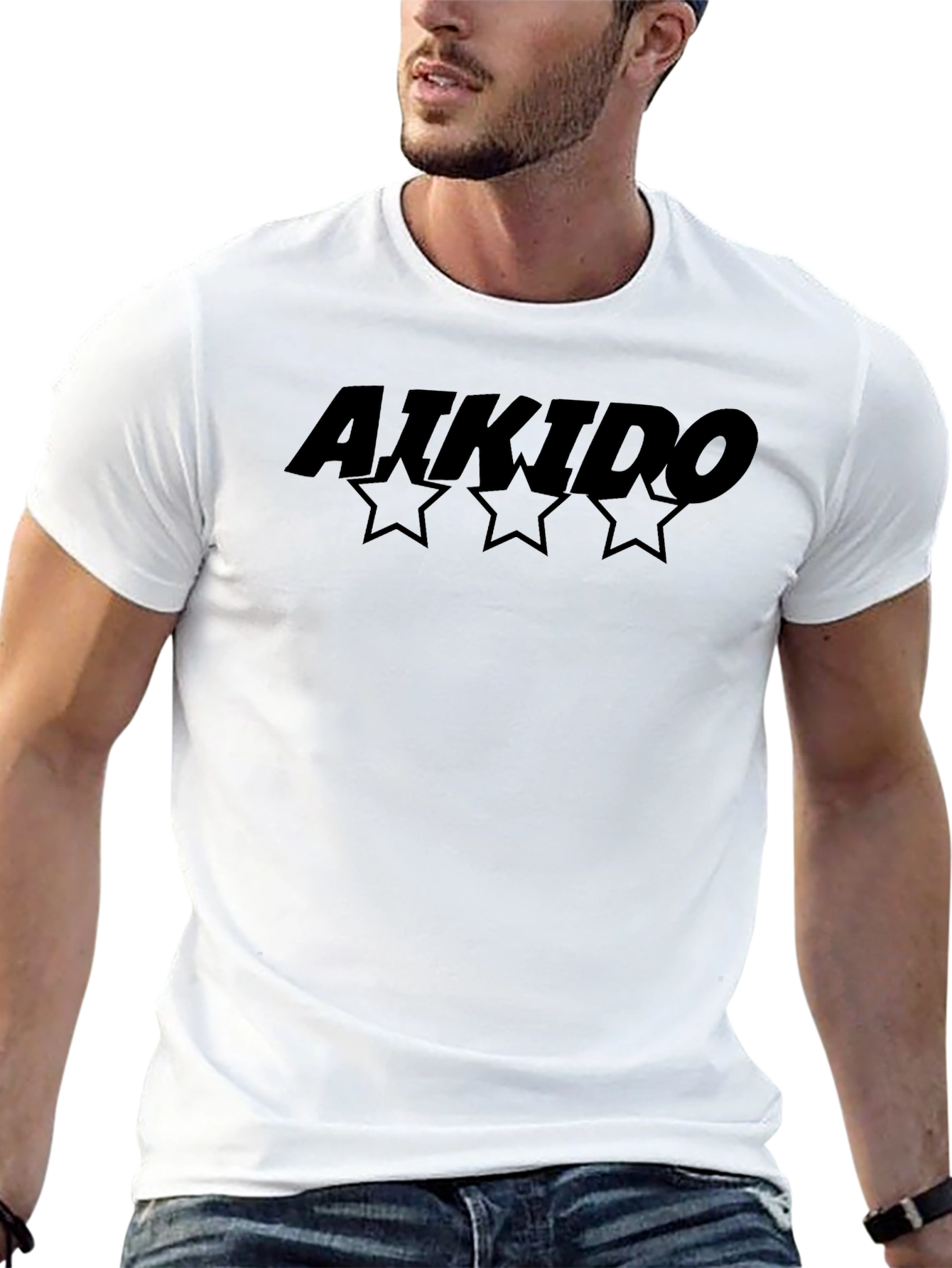 Aikido Star Graphic T-Shirt - Martial Arts Tee