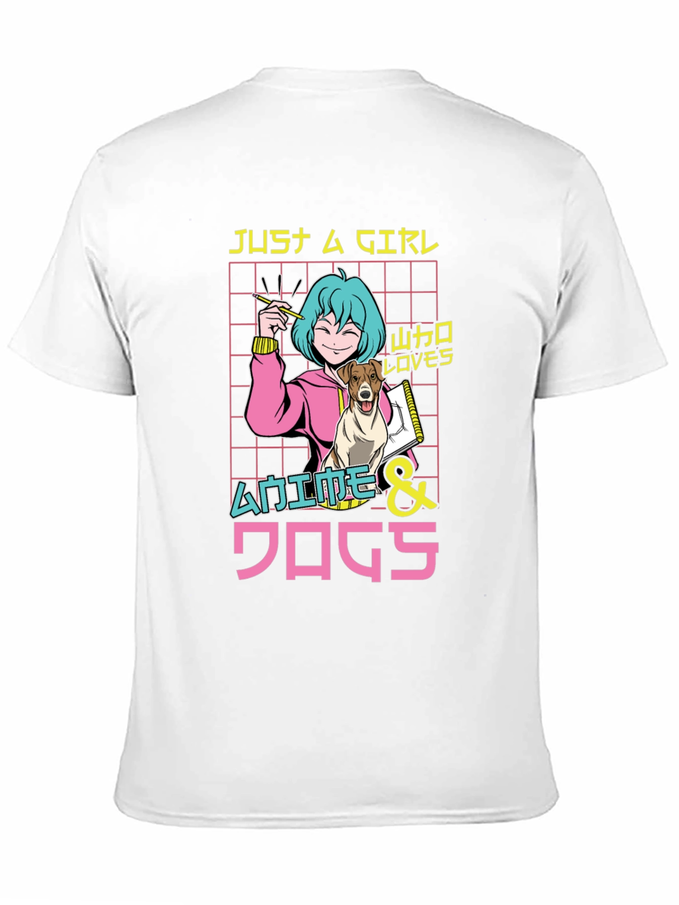 Anime & Dogs T-Shirt Just A Girl Who Loves