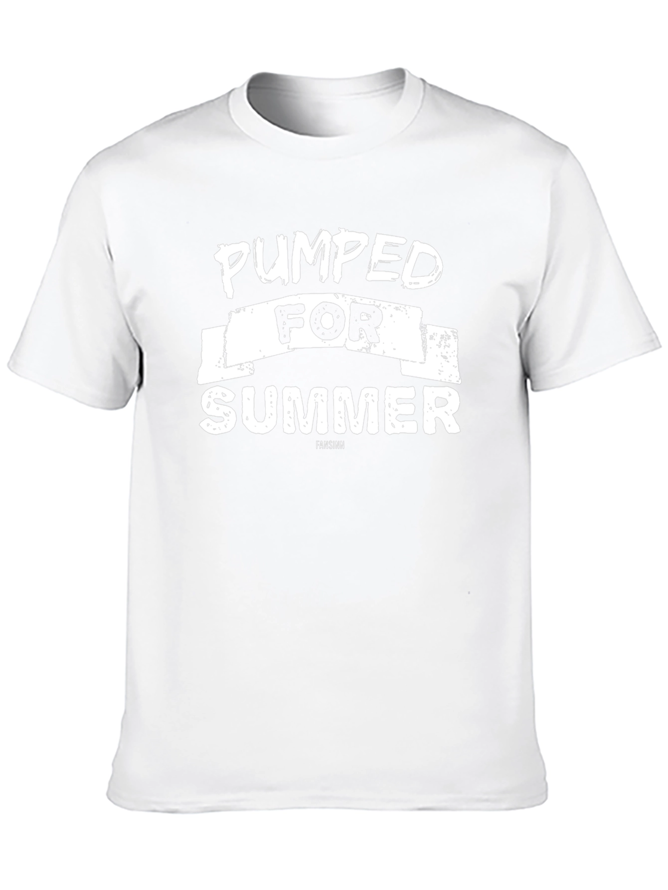Pumped for Summer Black Cotton T-Shirt