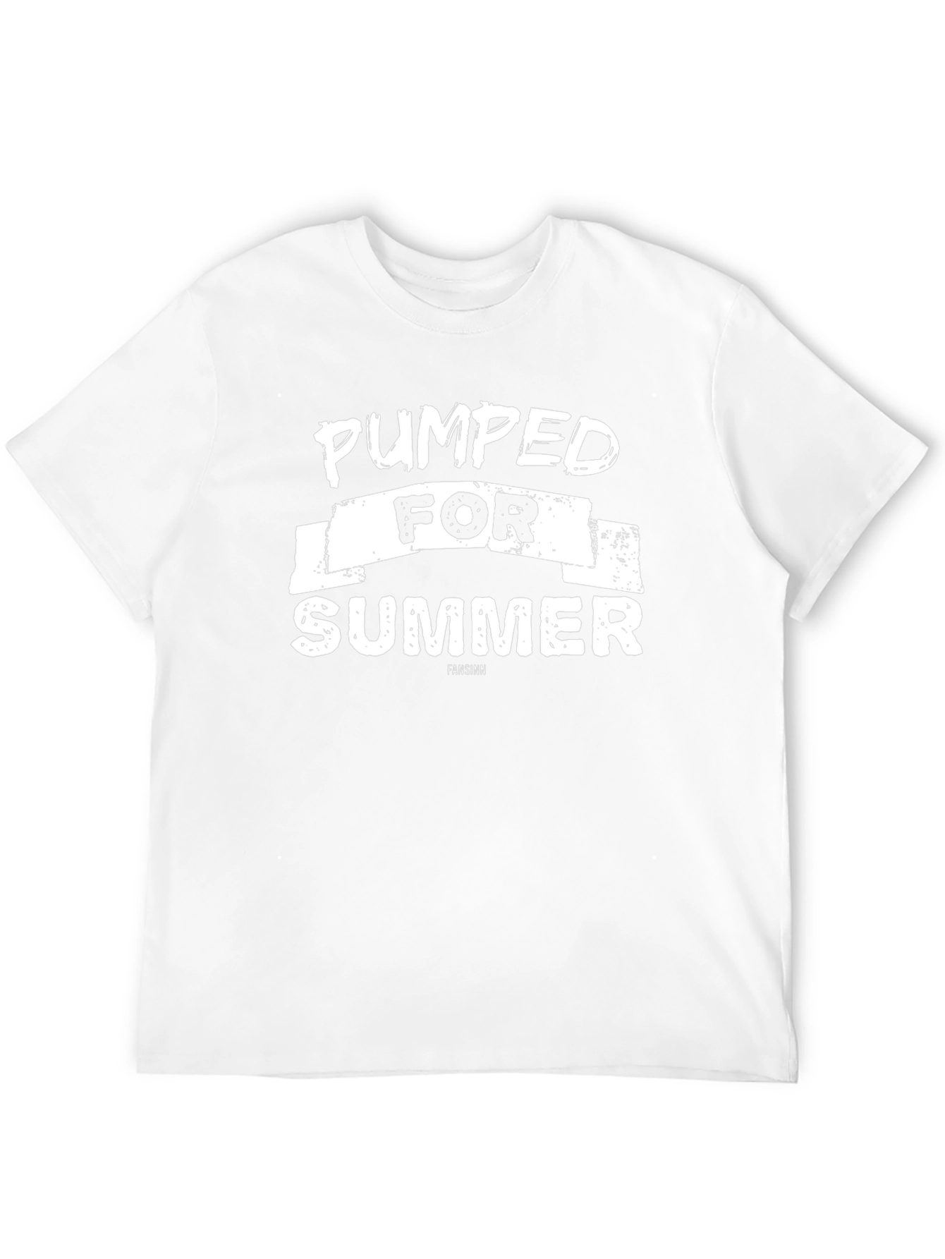 Pumped for Summer Black Cotton T-Shirt