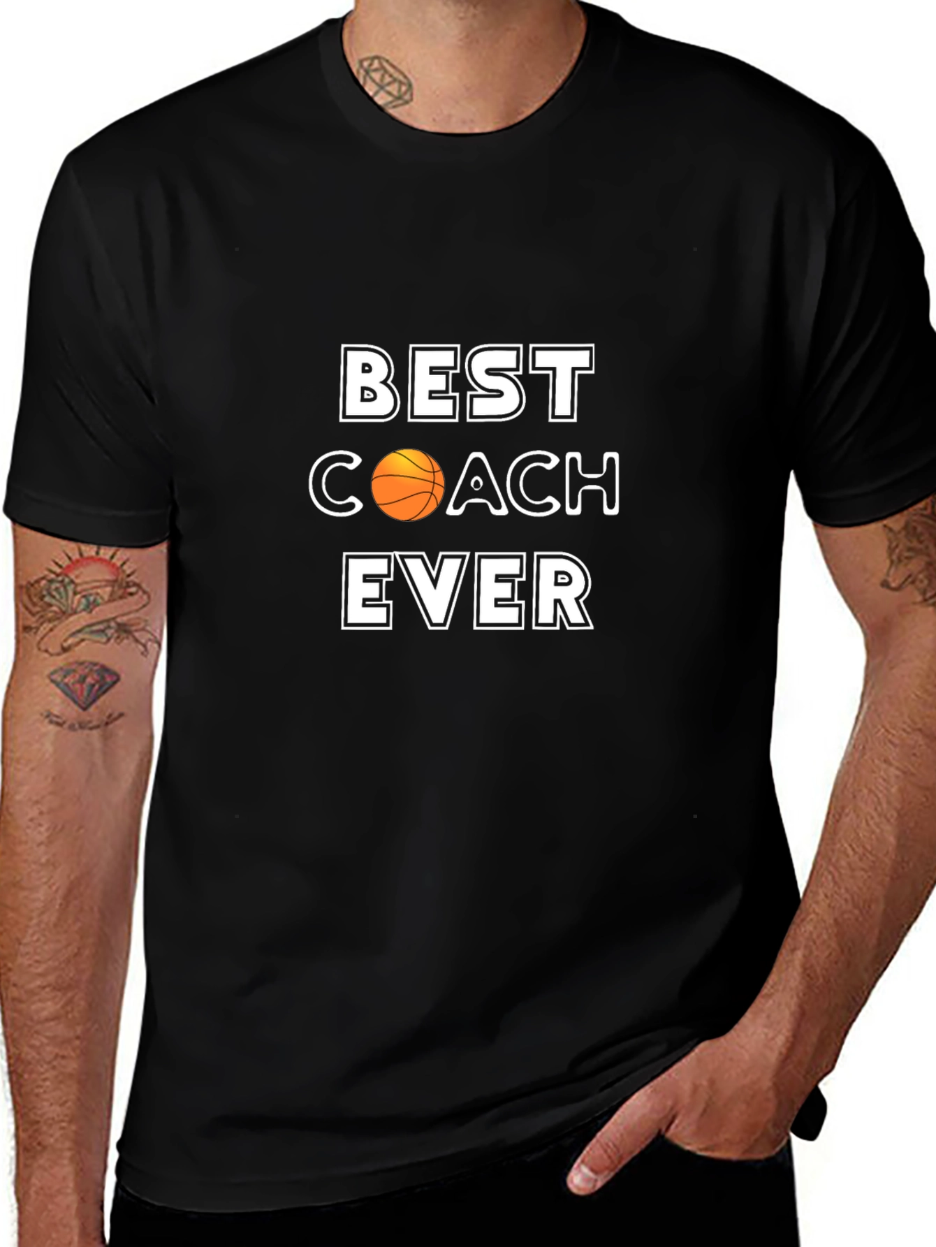 Best Coach Ever T-Shirt | Basketball Gift