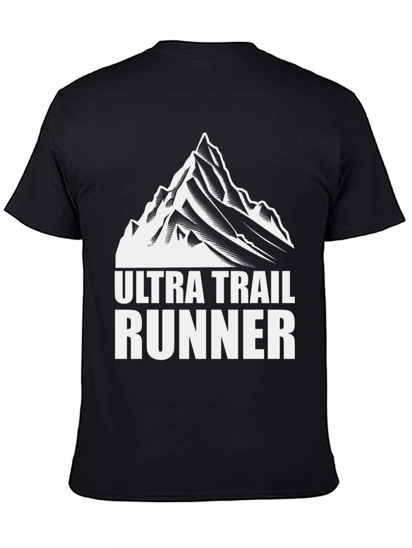 Ultra Trail Runner Graphic T-Shirt - Black