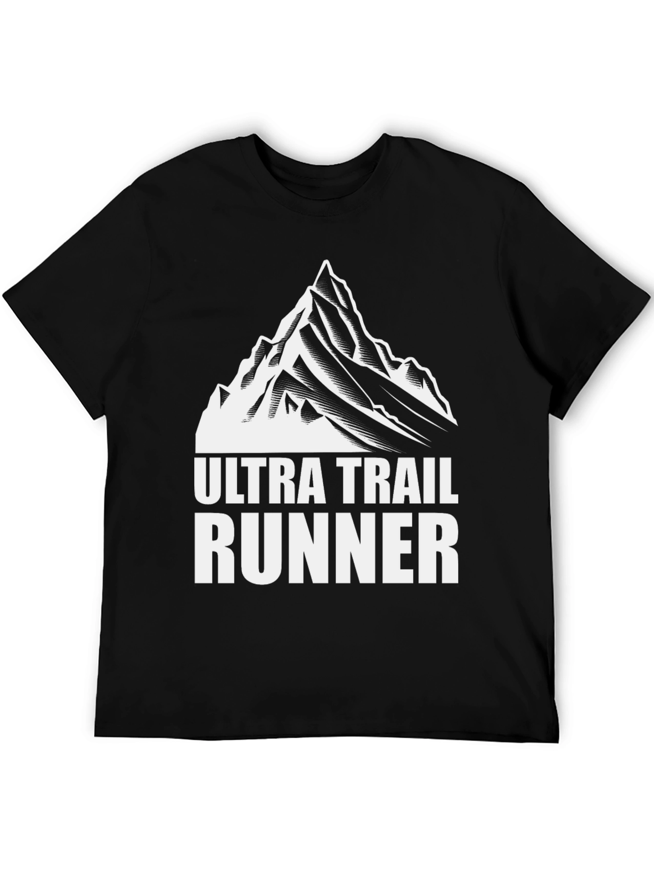 Ultra Trail Runner Graphic T-Shirt - Black