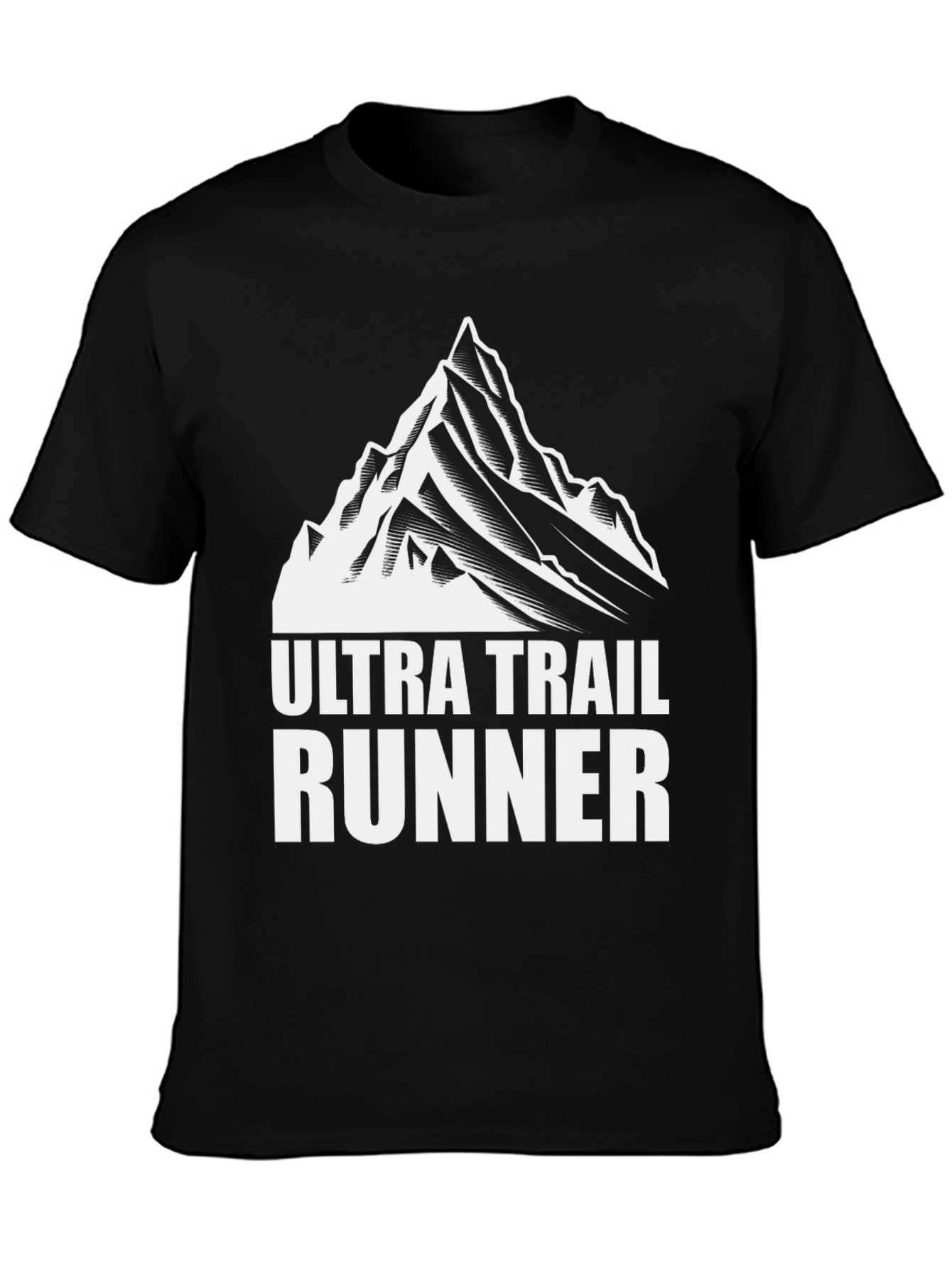 Ultra Trail Runner Graphic T-Shirt - Black
