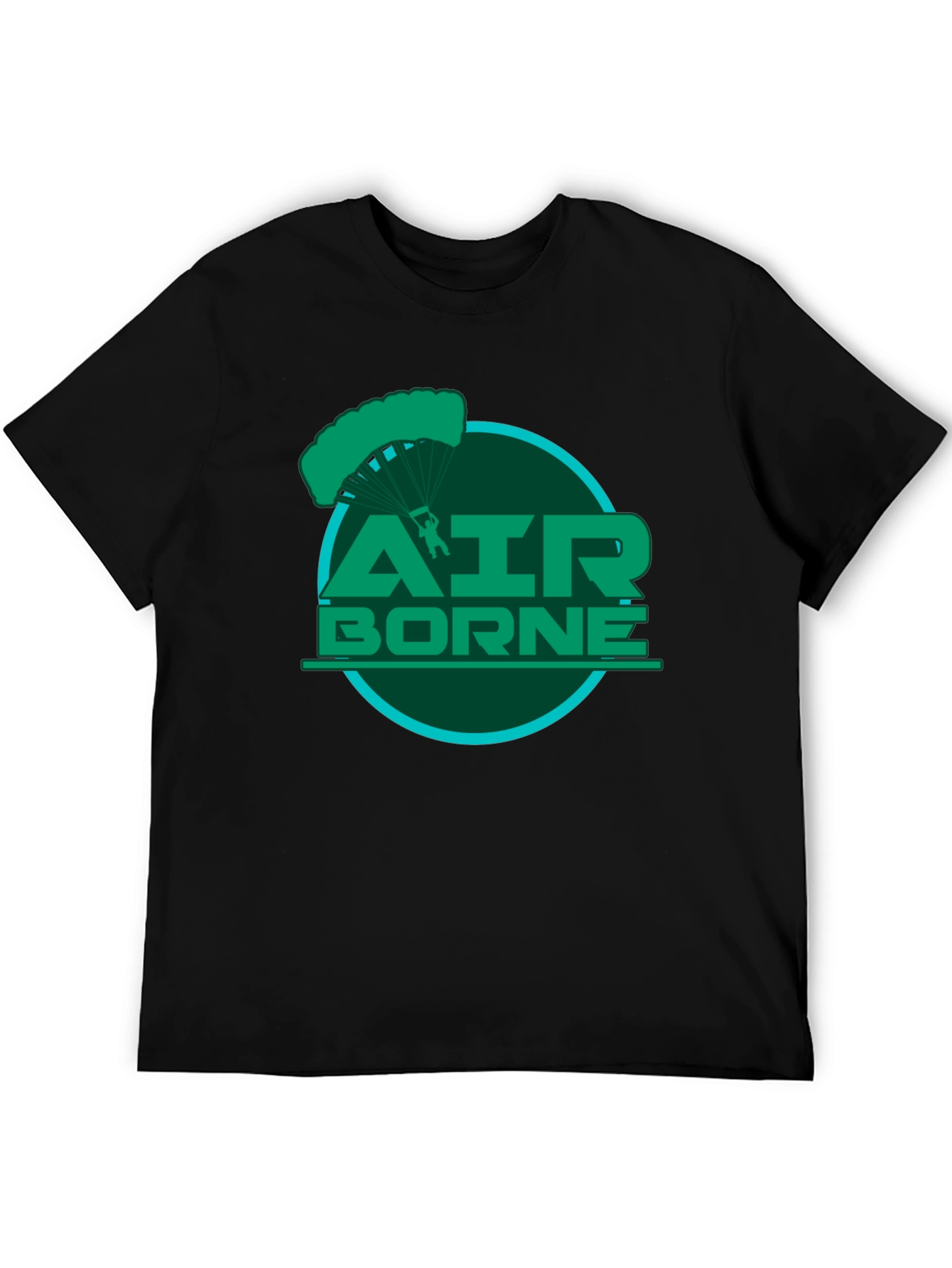 Airborne Parachute Graphic T-Shirt