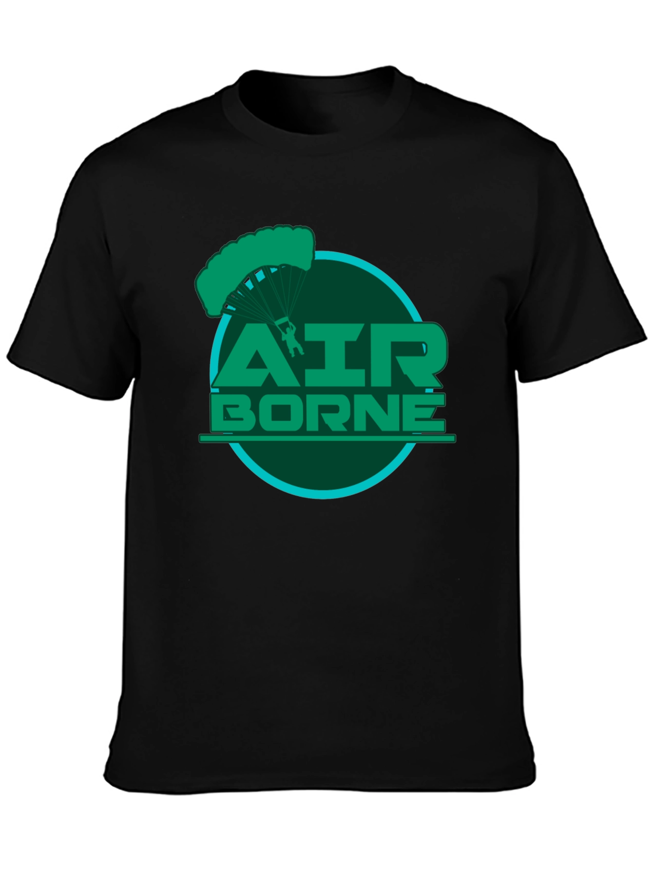 Airborne Parachute Graphic T-Shirt