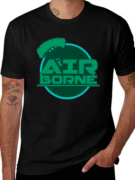 Airborne Parachute Graphic T-Shirt